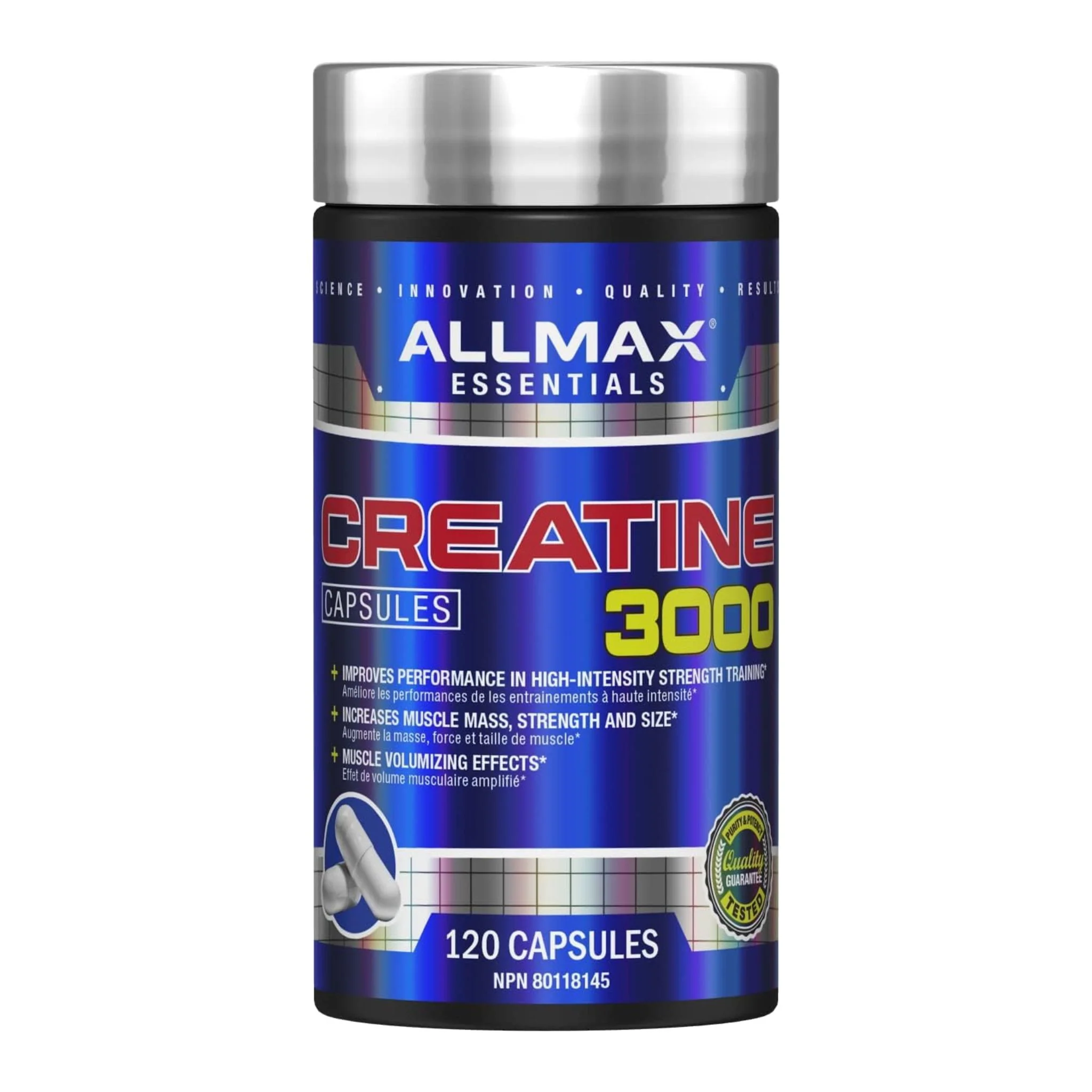 Allmax - Creatine Monohydrate 3000 - 120 capsules