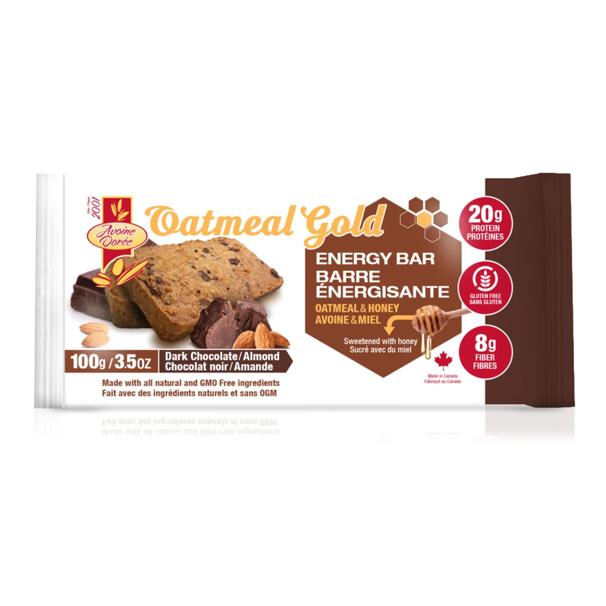 Avoine Dorée - Barre Énergisante à l'avoine 100g - Image 2