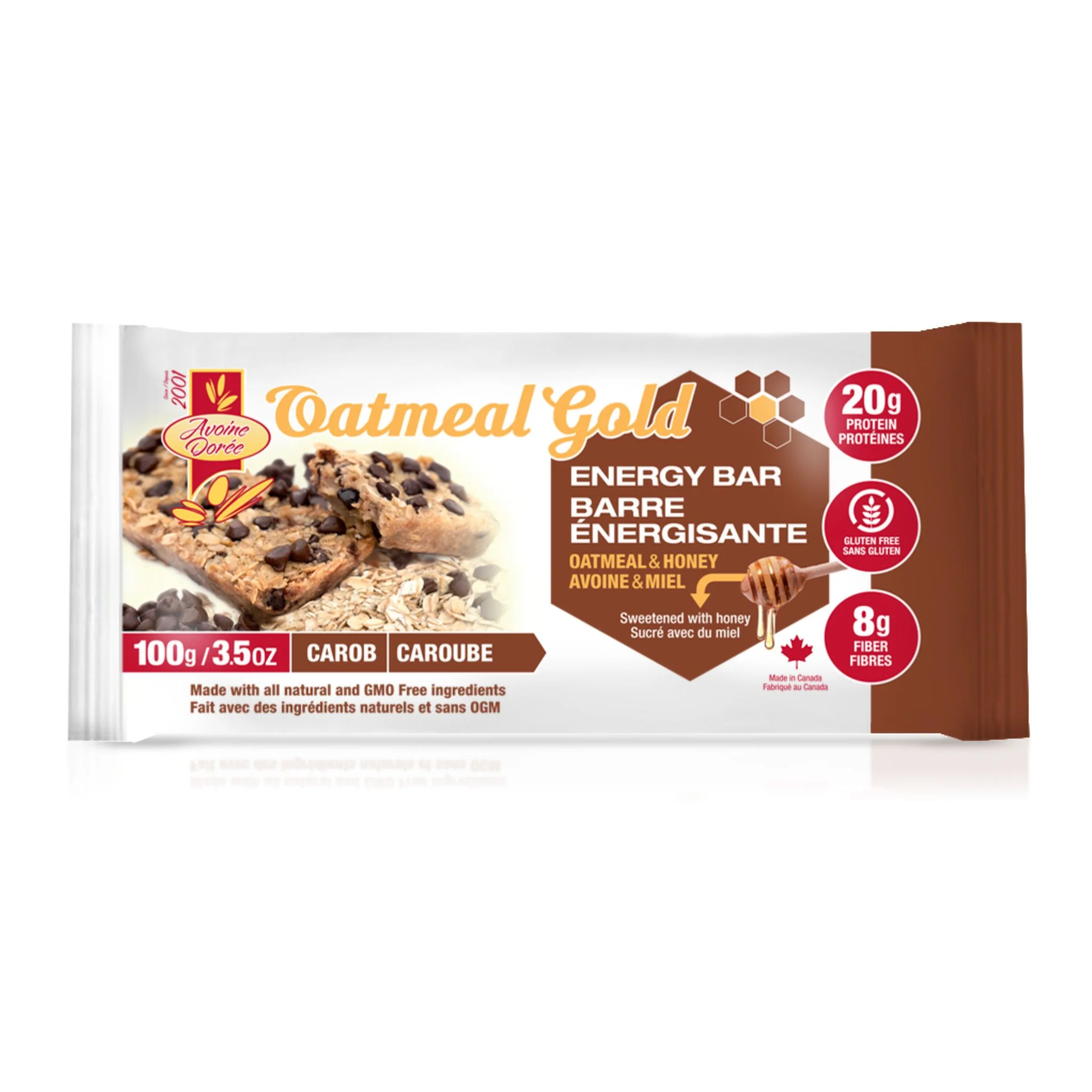 Avoine Dorée - Barre Énergisante à l'avoine 100g - Image 3