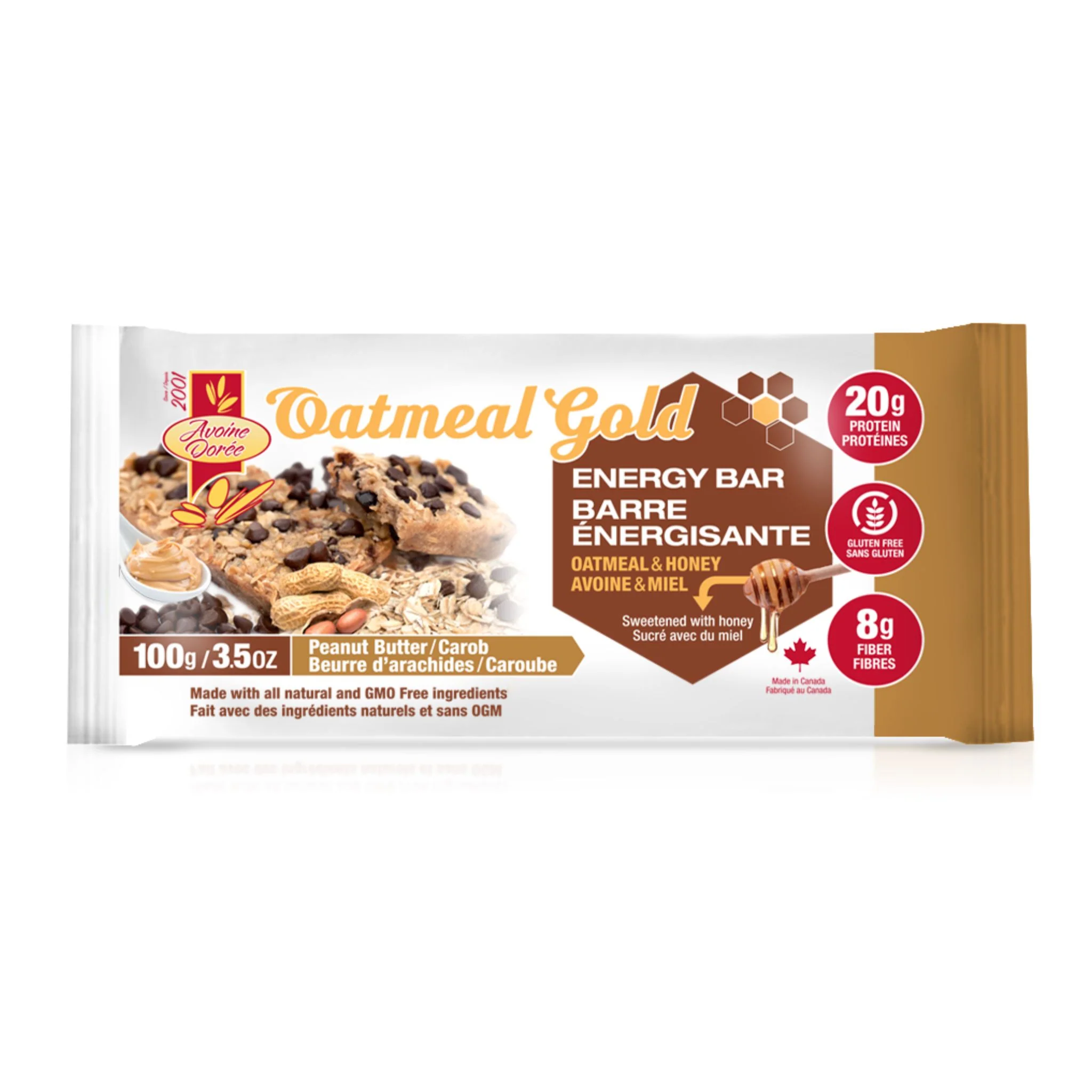 Avoine Dorée - Barre Énergisante à l'avoine 100g - Image 4