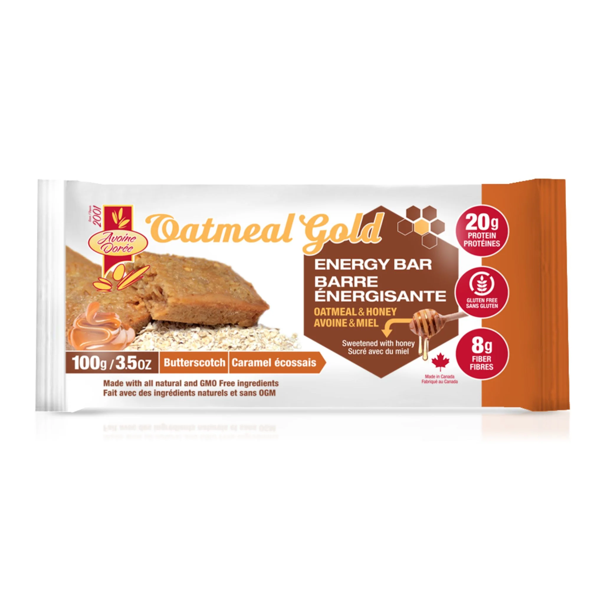 Avoine Dorée - Barre Énergisante à l'avoine 100g - Image 5