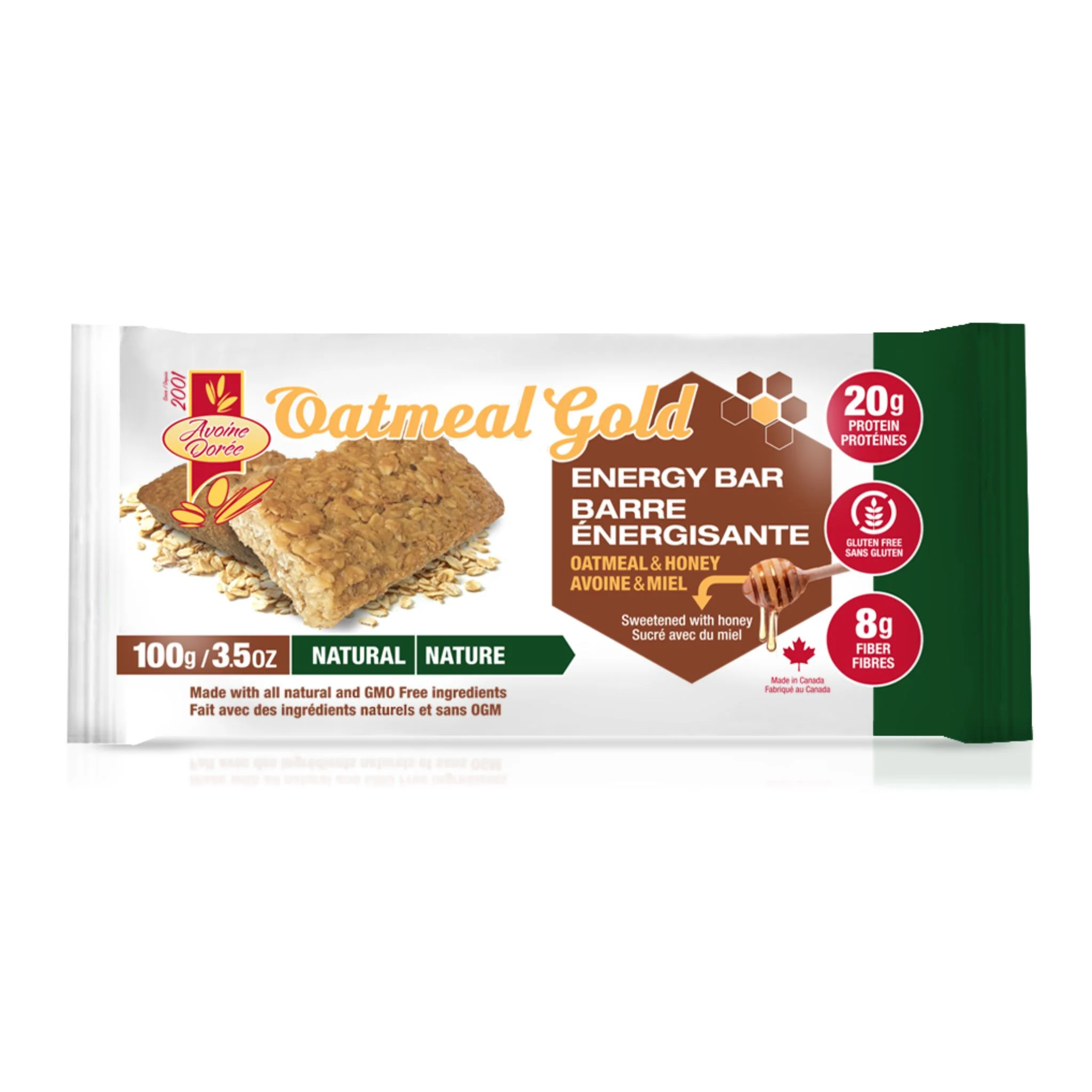 Avoine Dorée - Barre Énergisante à l'avoine 100g - Image 7