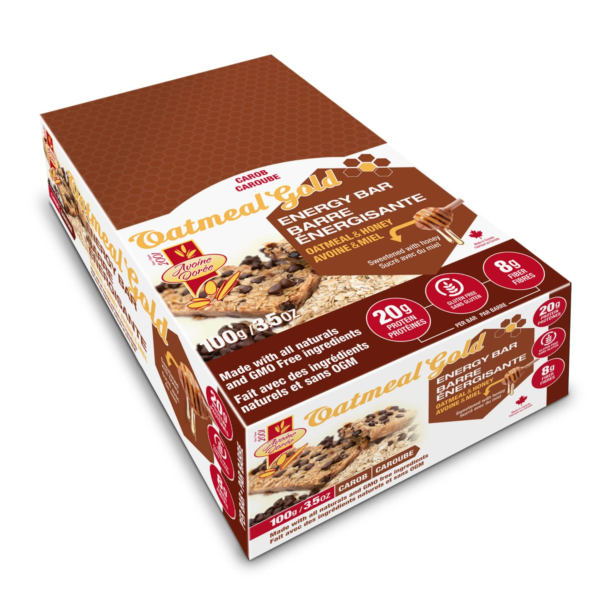Avoine Dorée - Barre Énergisante à l'avoine 100g (12x) - Image 3