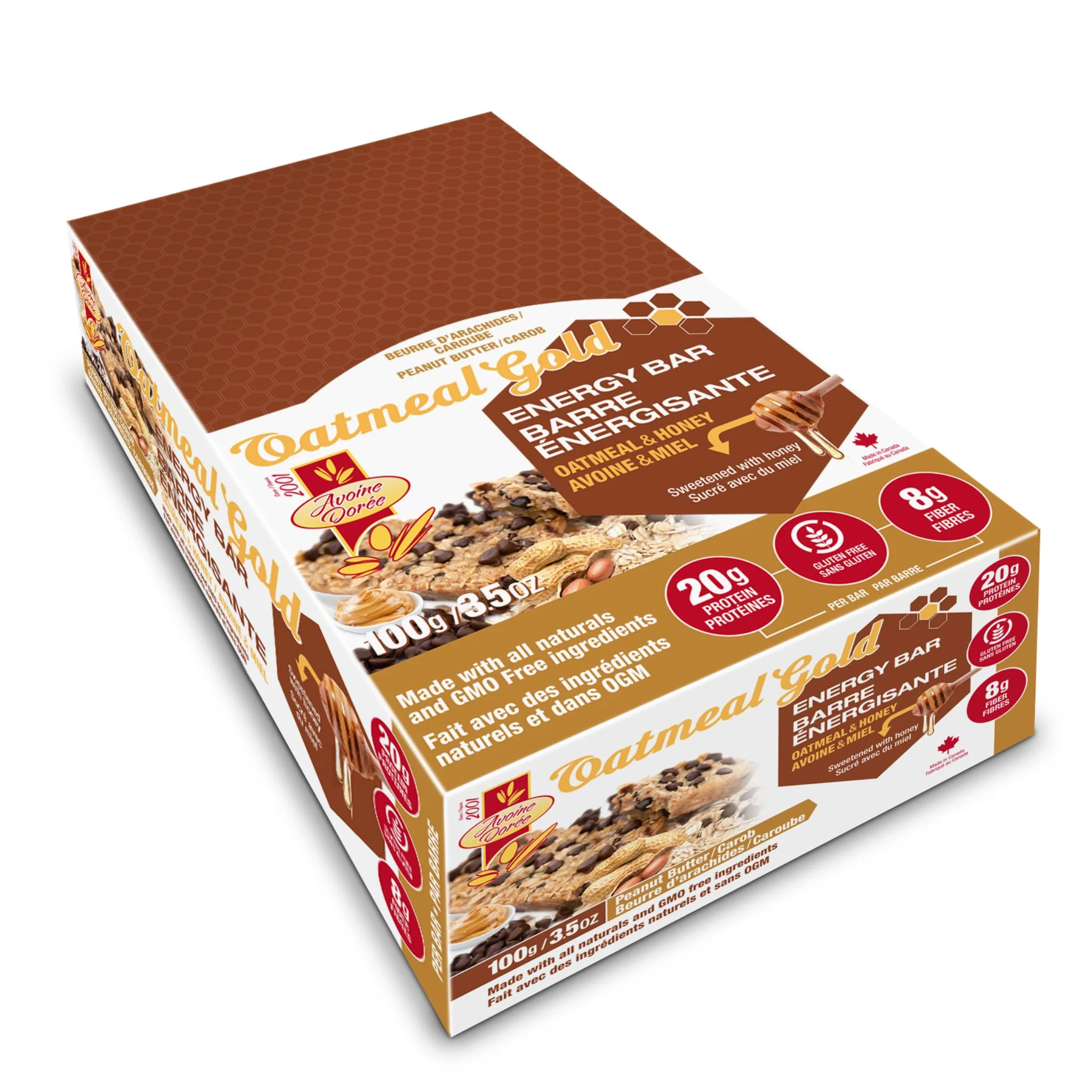 Avoine Dorée - Barre Énergisante à l'avoine 100g (12x) - Image 4