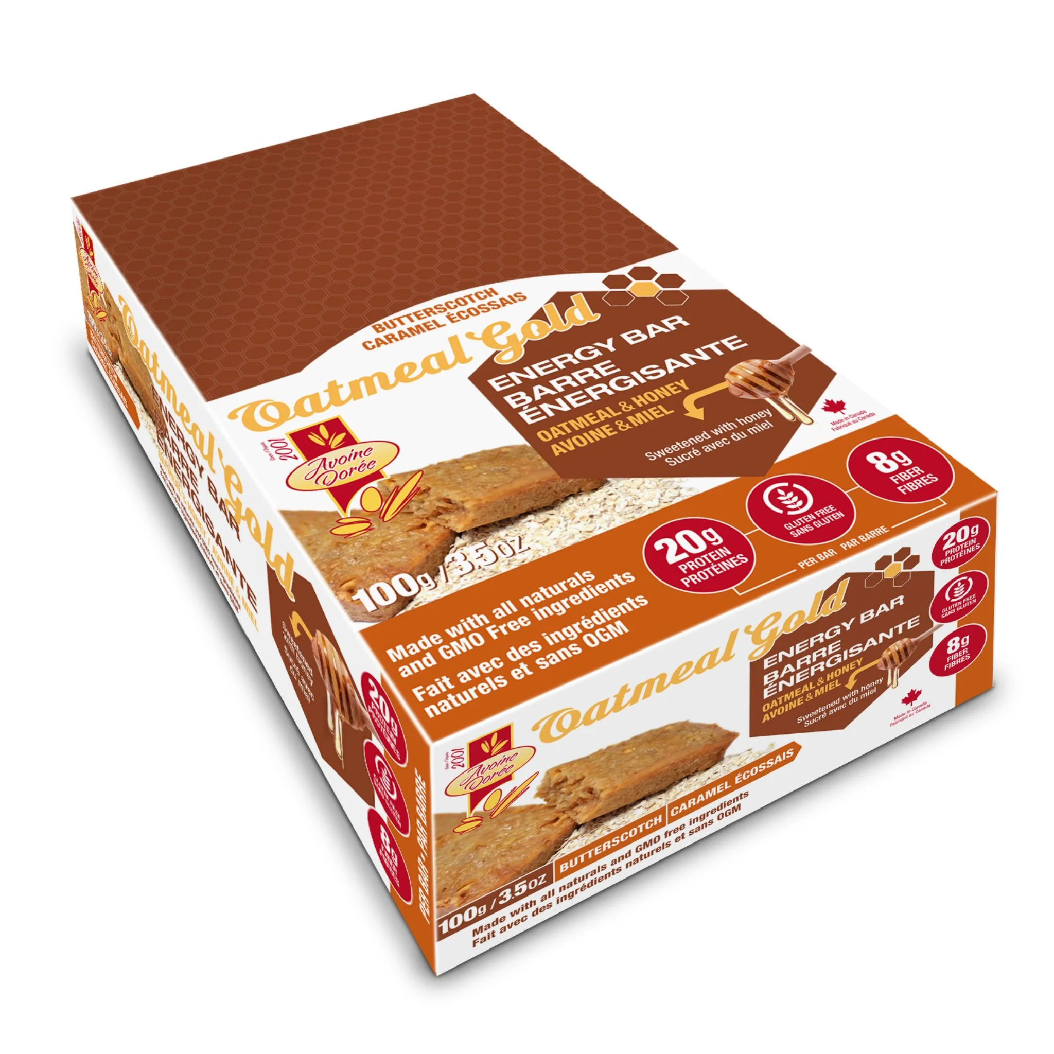 Avoine Dorée - Barre Énergisante à l'avoine 100g (12x) - Image 5