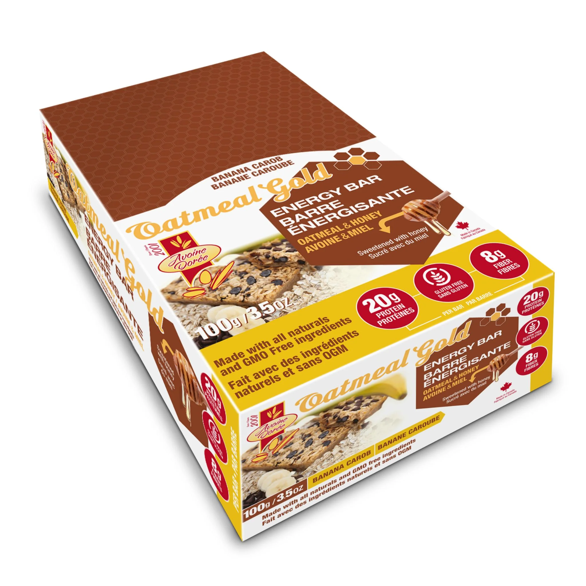 Avoine Dorée - Barre Énergisante à l'avoine 100g (12x) - Image 6