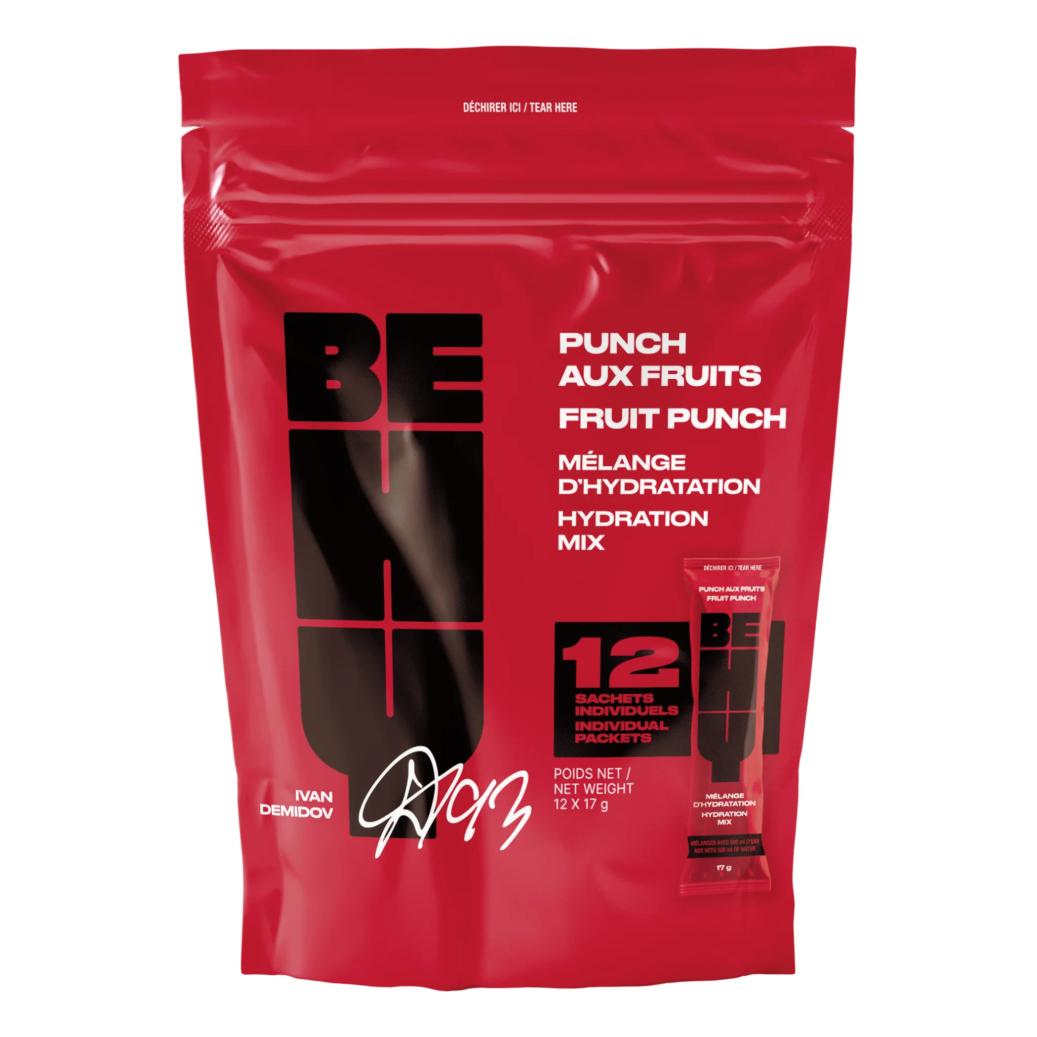 BEHY - Boisson d'hydratation - Sachet individuel - 17g (12x) - Image 4