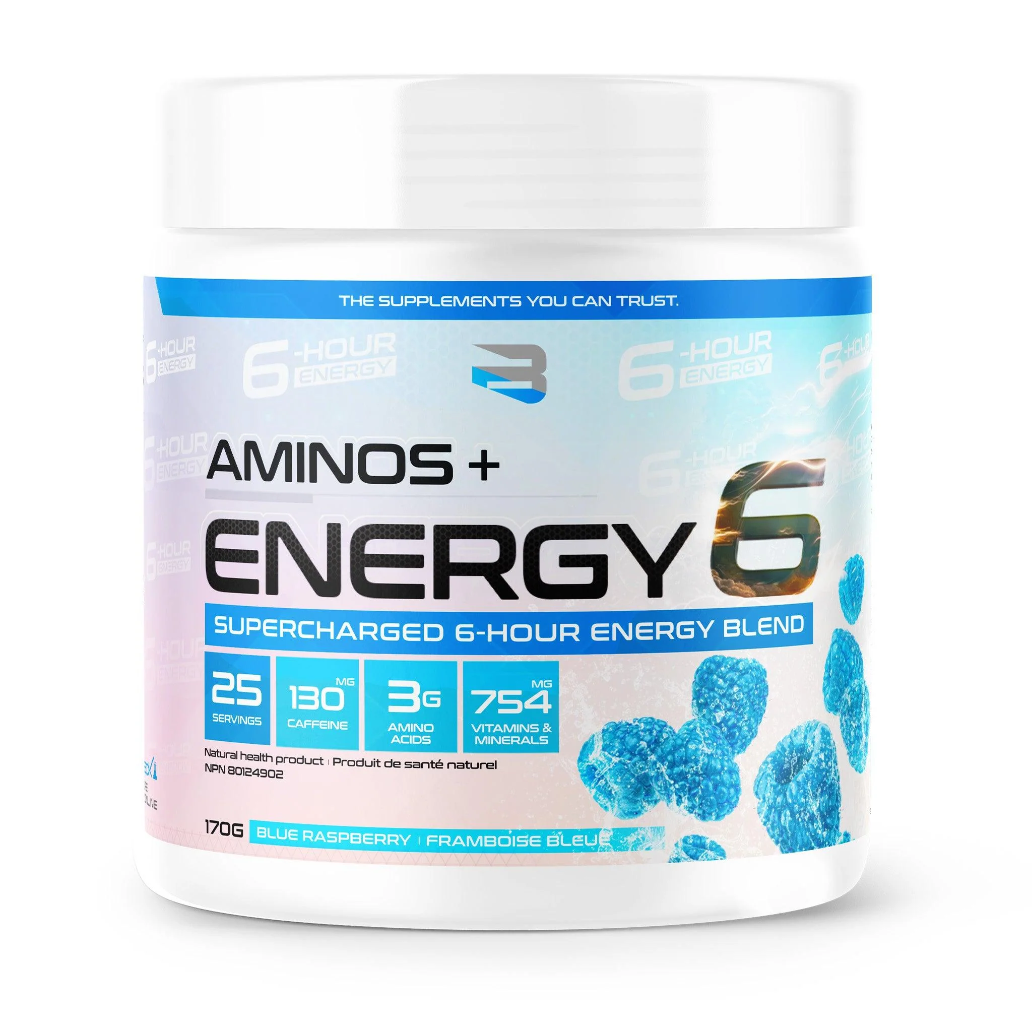 Believe - Aminos+ Energy 6 - 170g