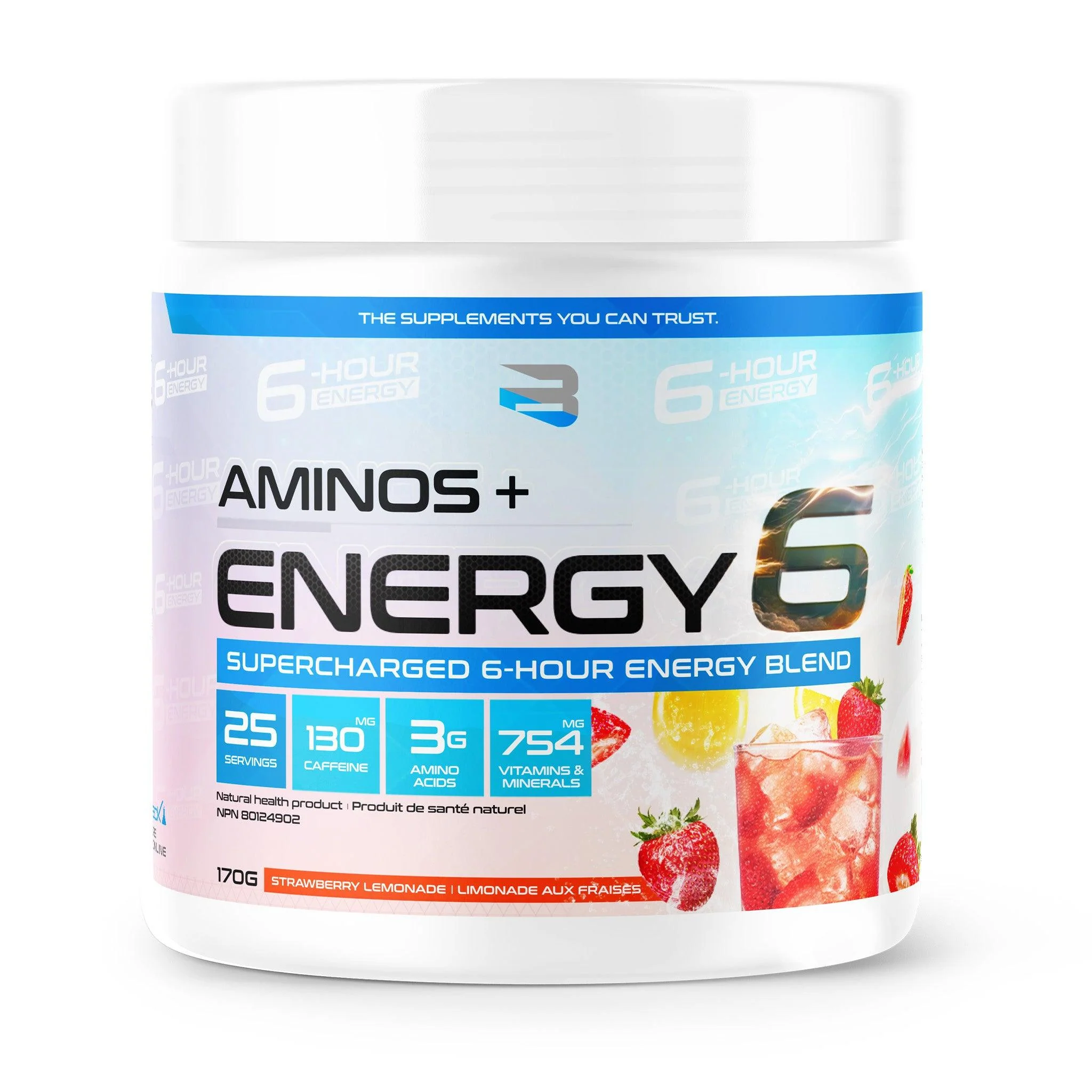 Believe - Aminos+ Energy 6 - 170g - Image 2