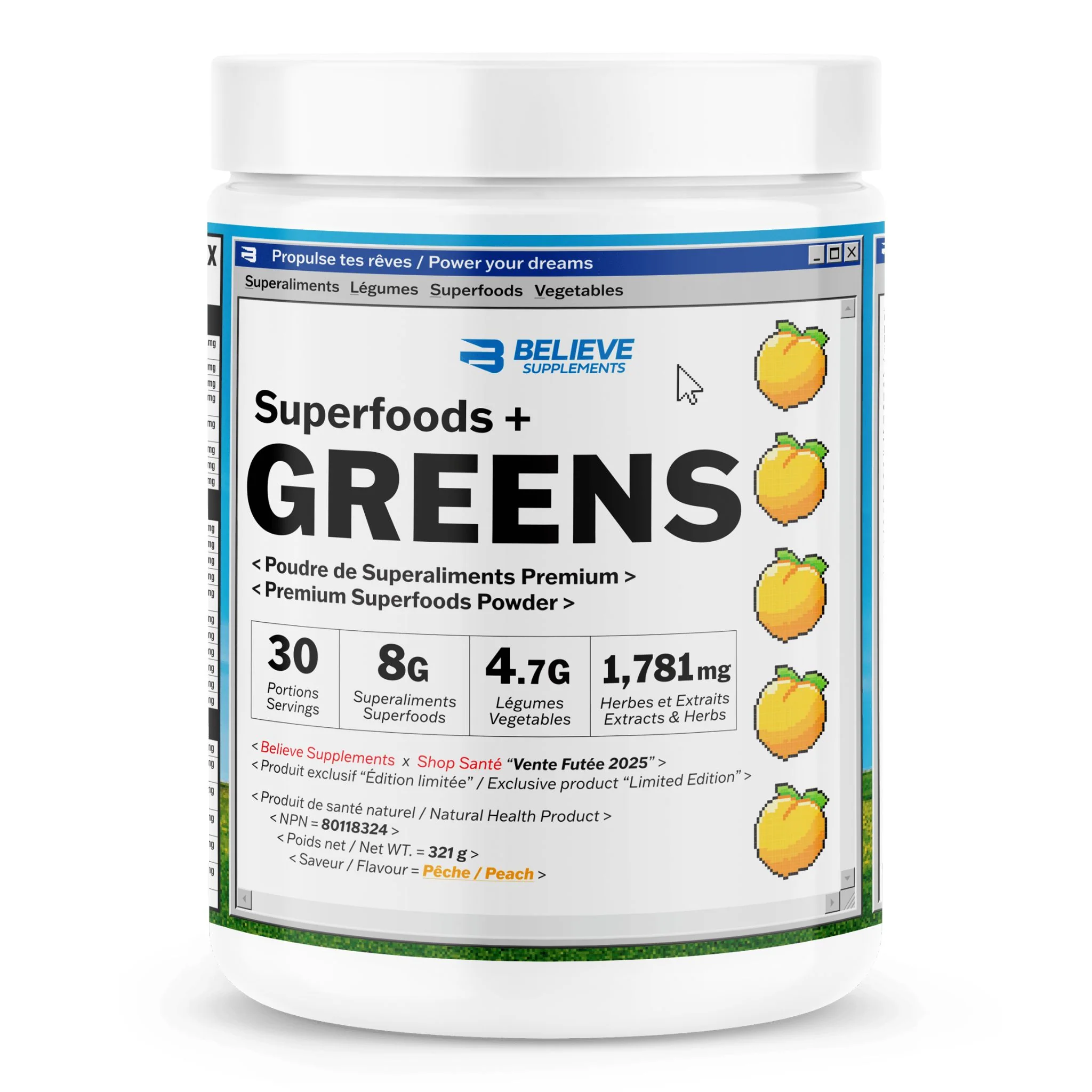 Believe Supplements - Superfoods + Greens - 300g - Image 13