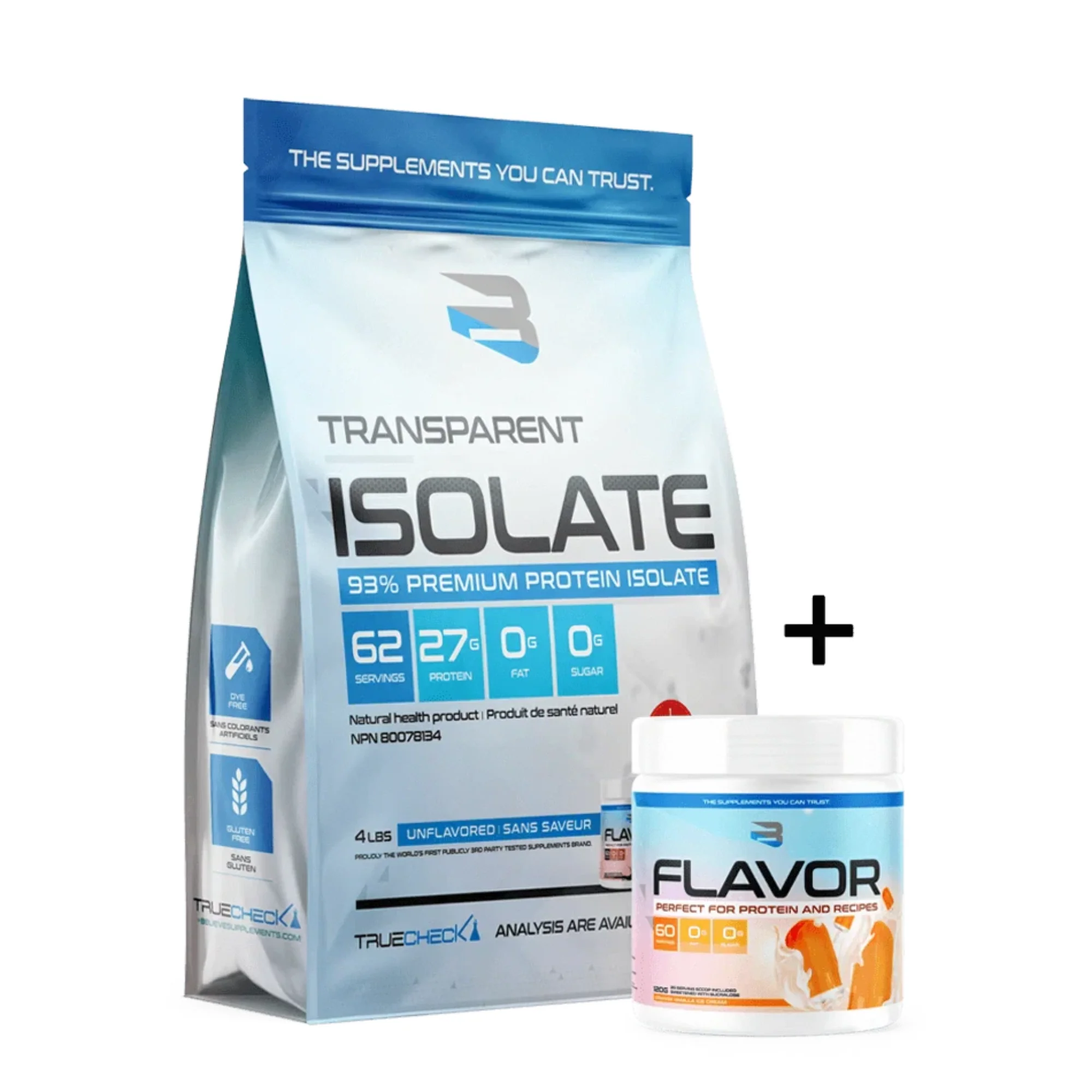 Believe - Transparent Isolate - 4lb + Saveur Gratuite - Image 3