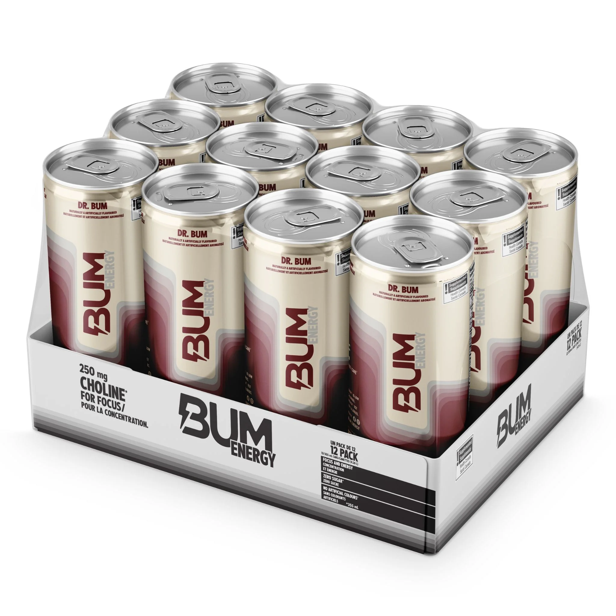 CBUM – Boisson Énergisante – Canette Slim – 355ml (12x) - Image 2