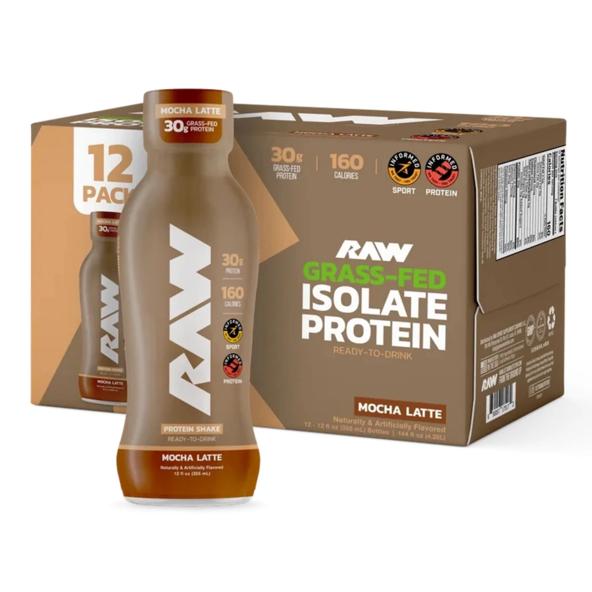 Raw Protein - Boisson Protéinée - 355mL (12x) - Image 3