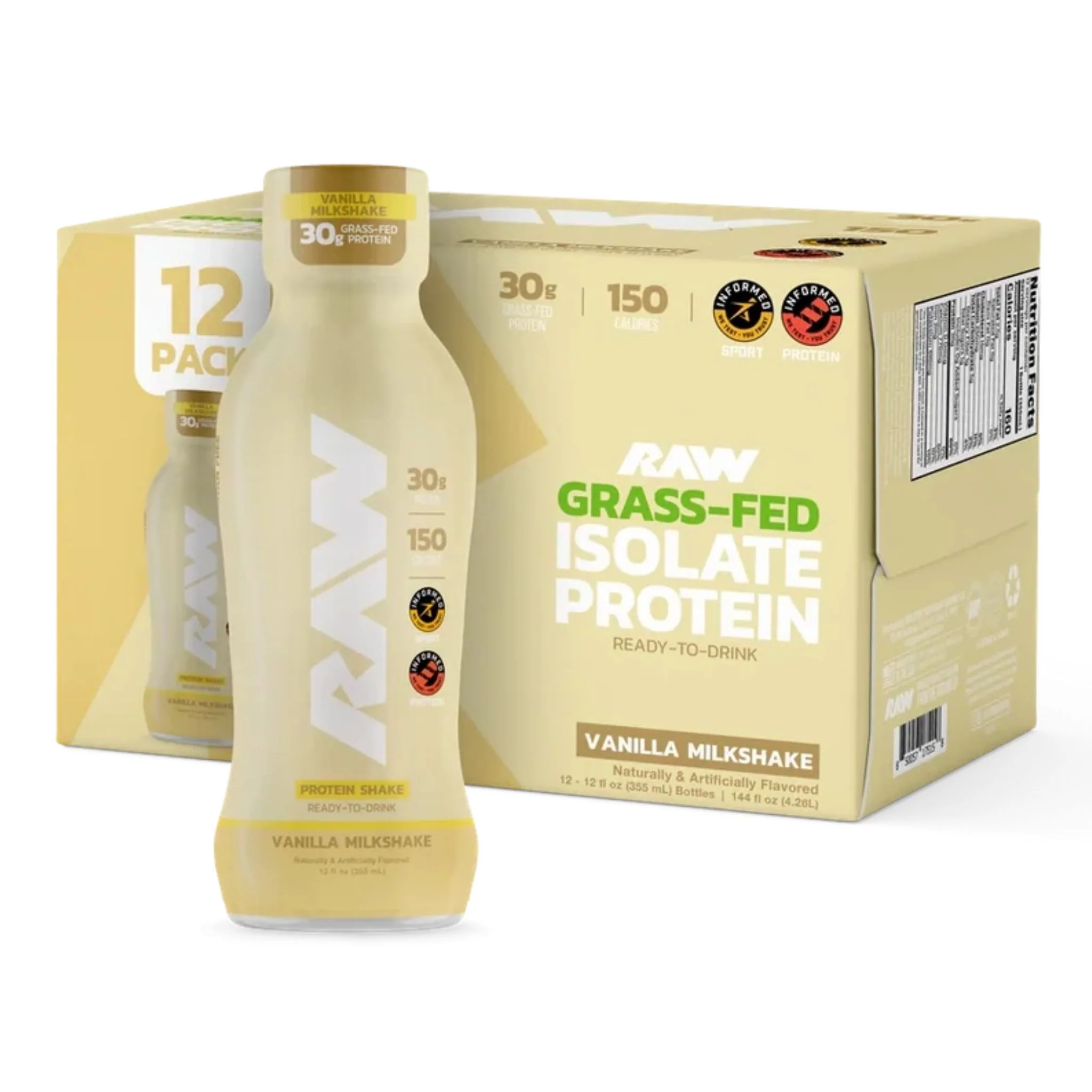 Raw Protein - Boisson Protéinée - 355mL (12x) - Image 4