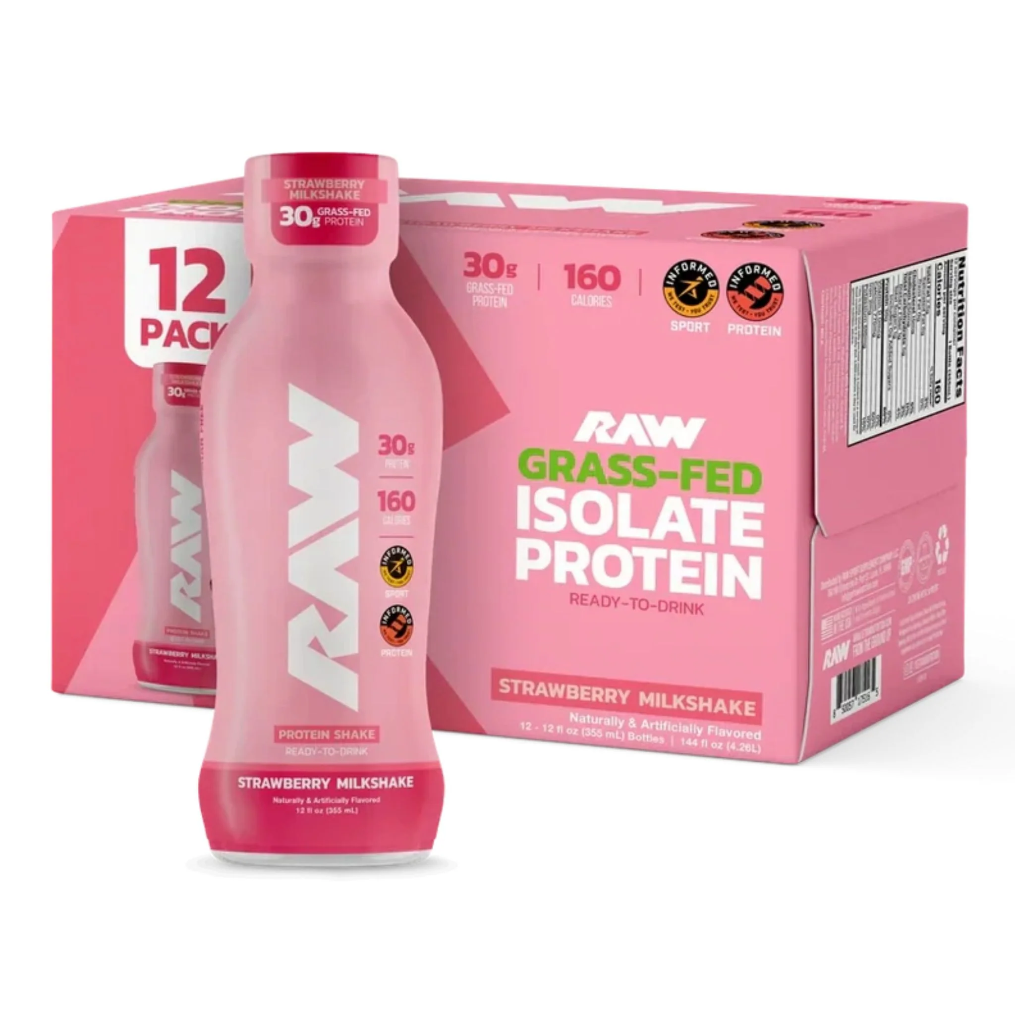 Raw Protein - Boisson Protéinée - 355mL (12x) - Image 6