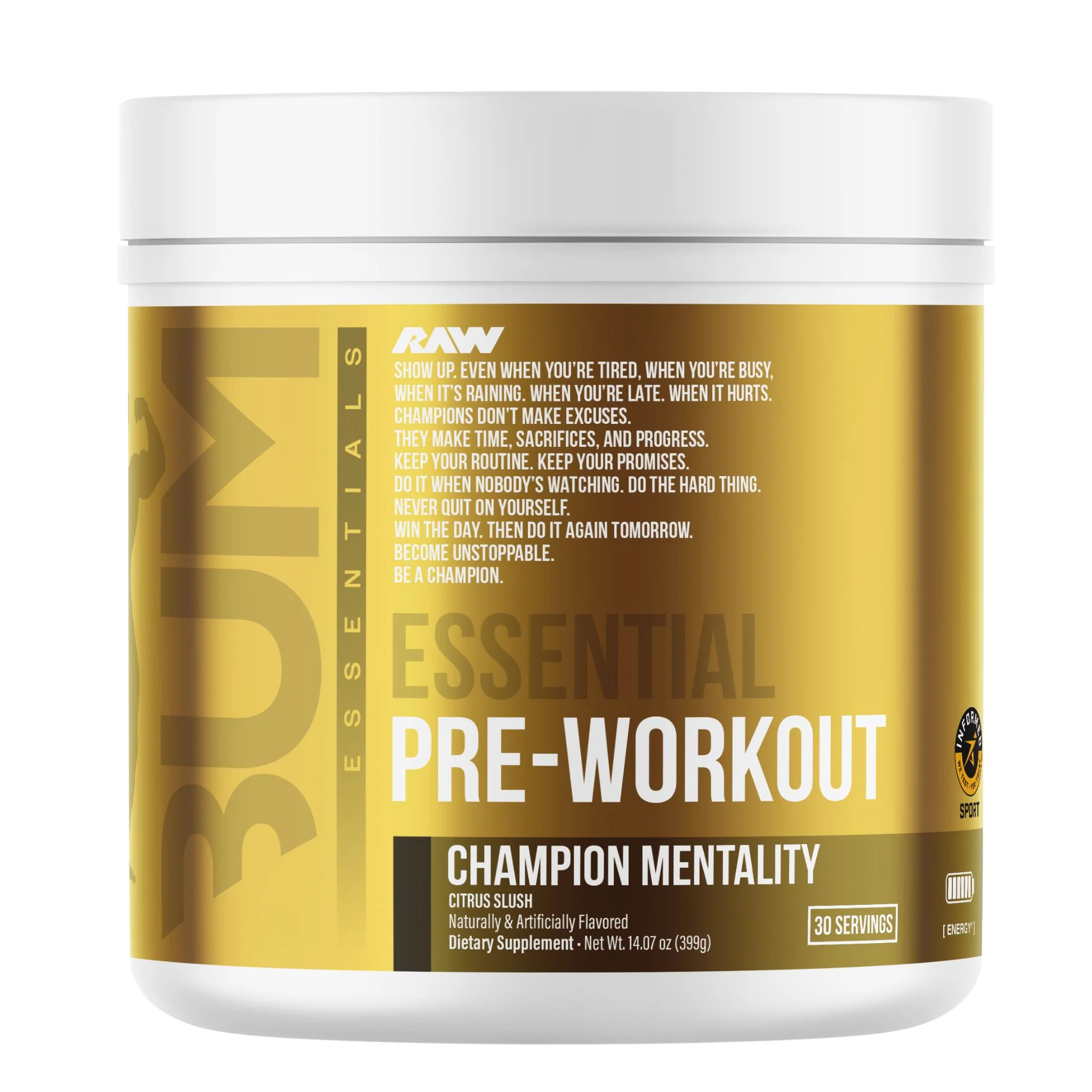 CBUM - Essentiel Pre-Workout - 408g - Image 5