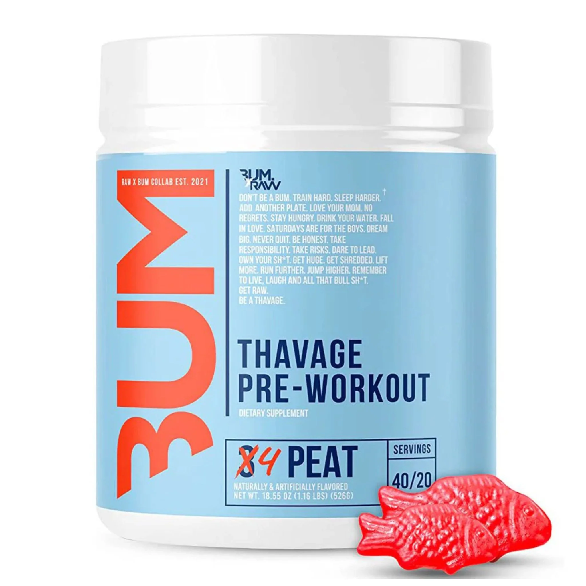 CBUM - Thavage Pre-Workout - 520g - Image 13