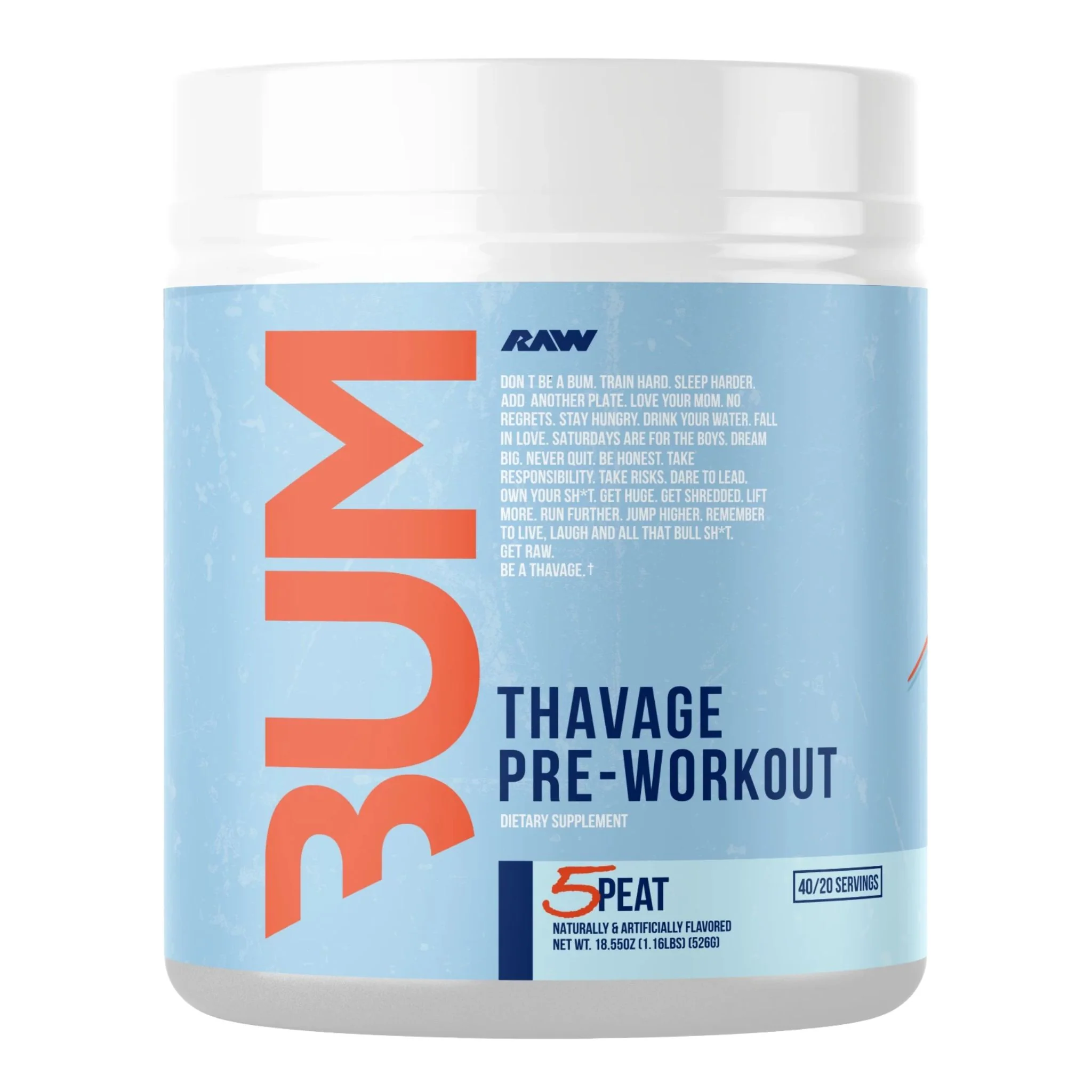 CBUM - Thavage Pre-Workout - 520g - Image 14