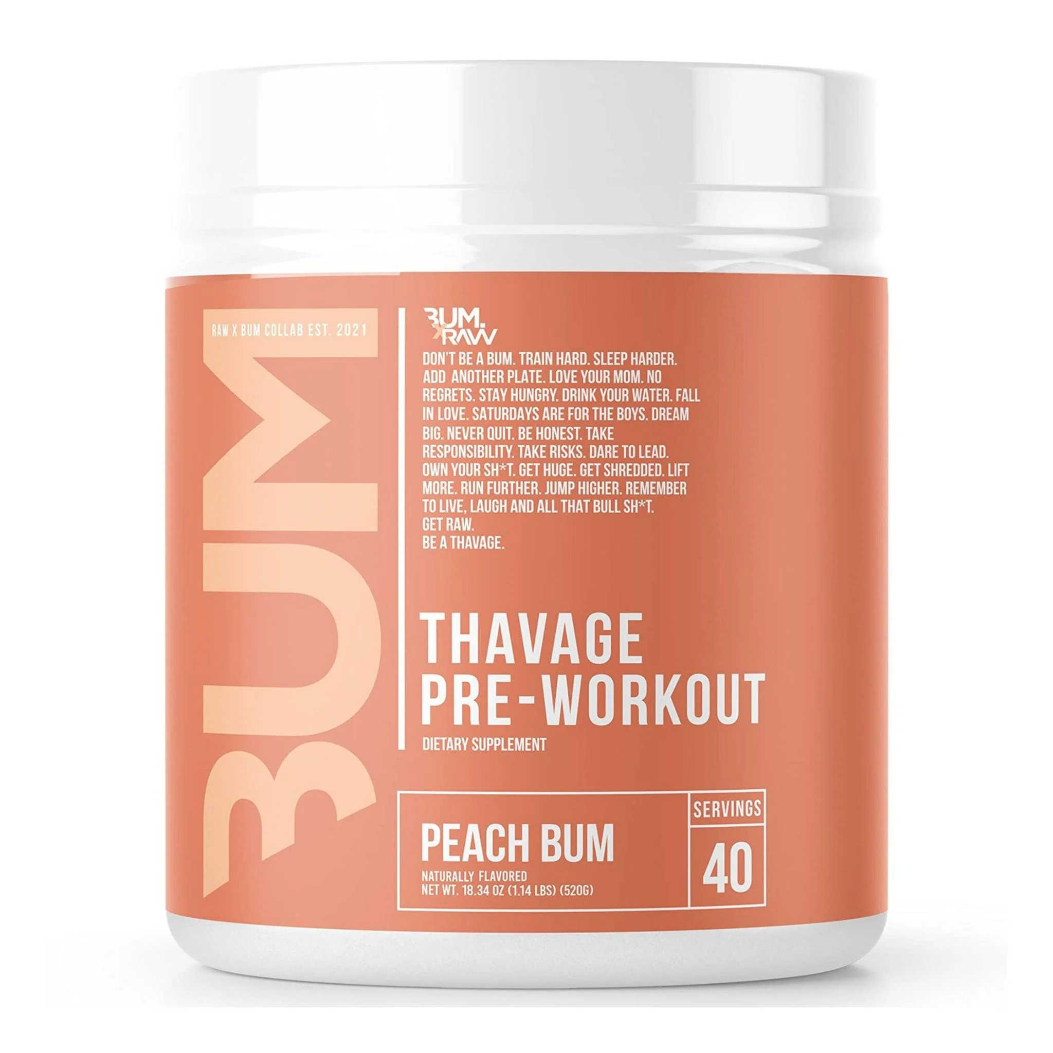 CBUM - Thavage Pre-Workout - 520g - Image 16
