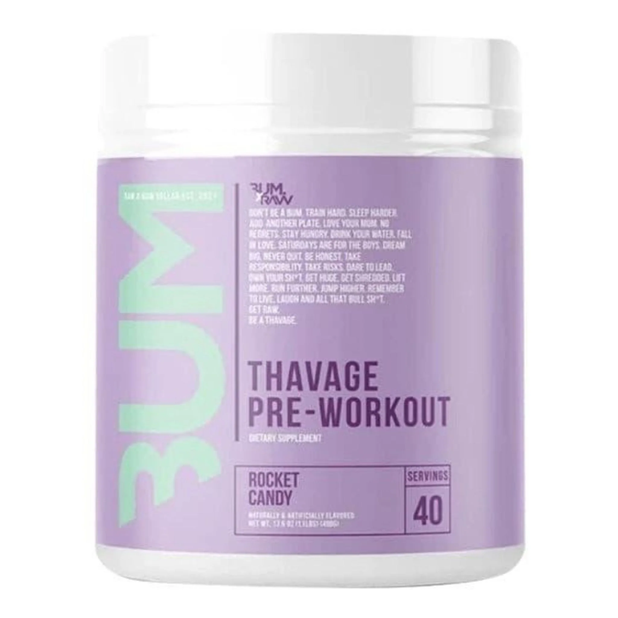 CBUM - Thavage Pre-Workout - 520g - Image 18