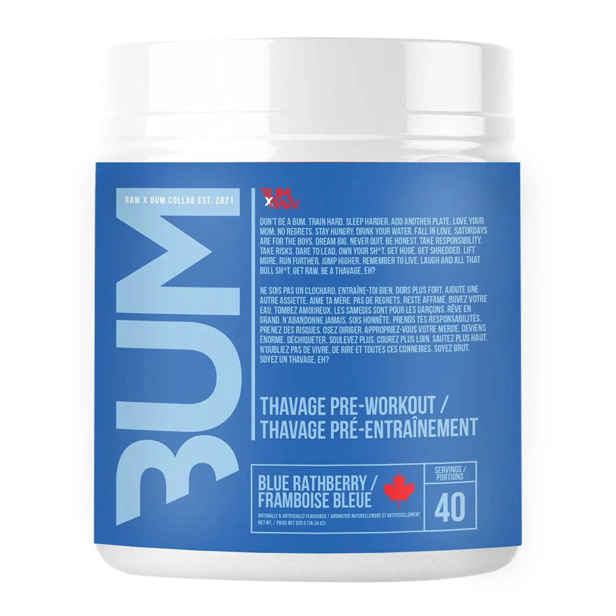 CBUM - Thavage Pre-Workout - 520g - Image 19