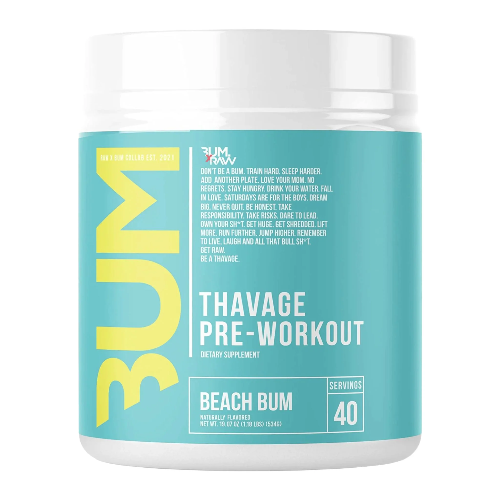 CBUM - Thavage Pre-Workout - 520g - Image 4