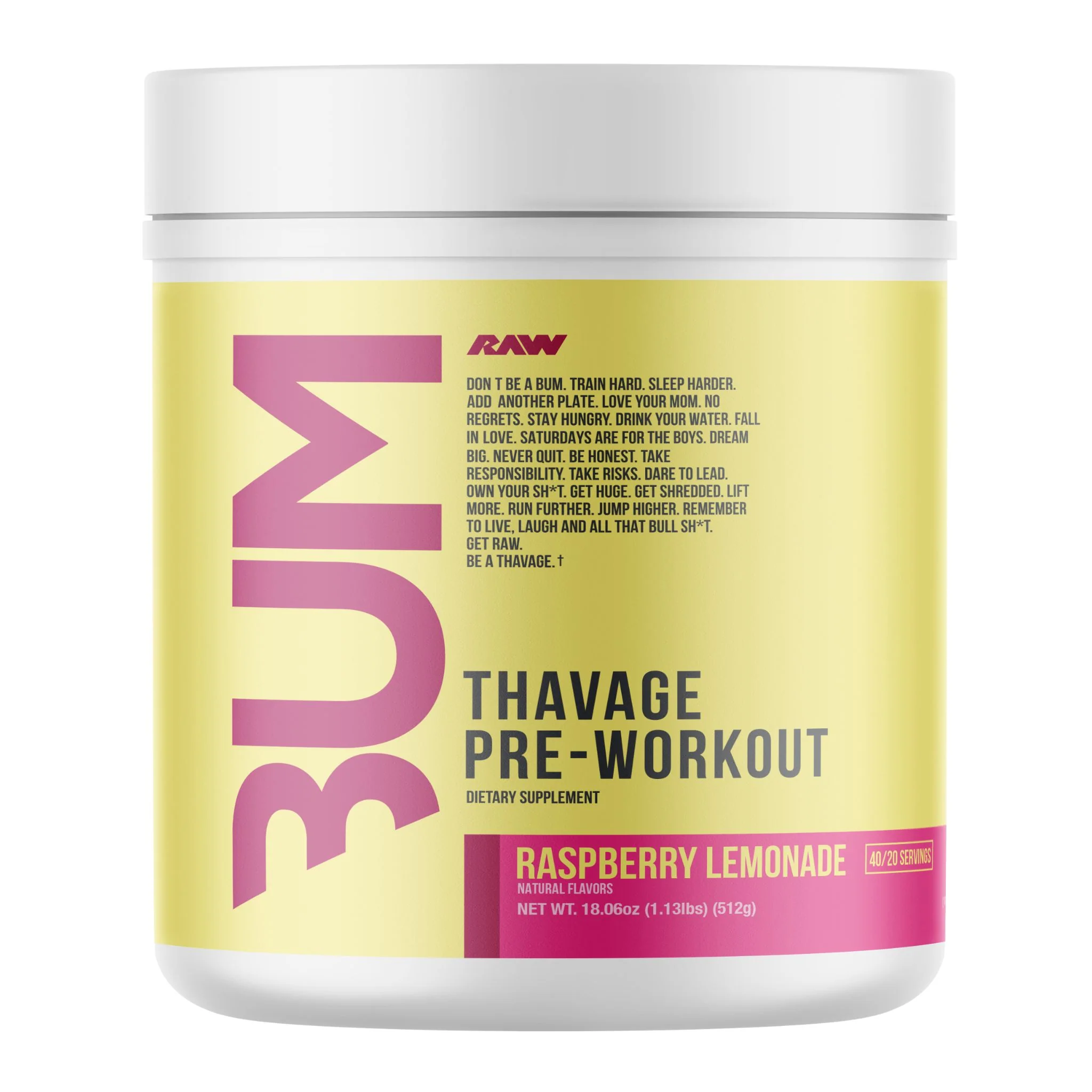 CBUM - Thavage Pre-Workout - 520g - Image 6