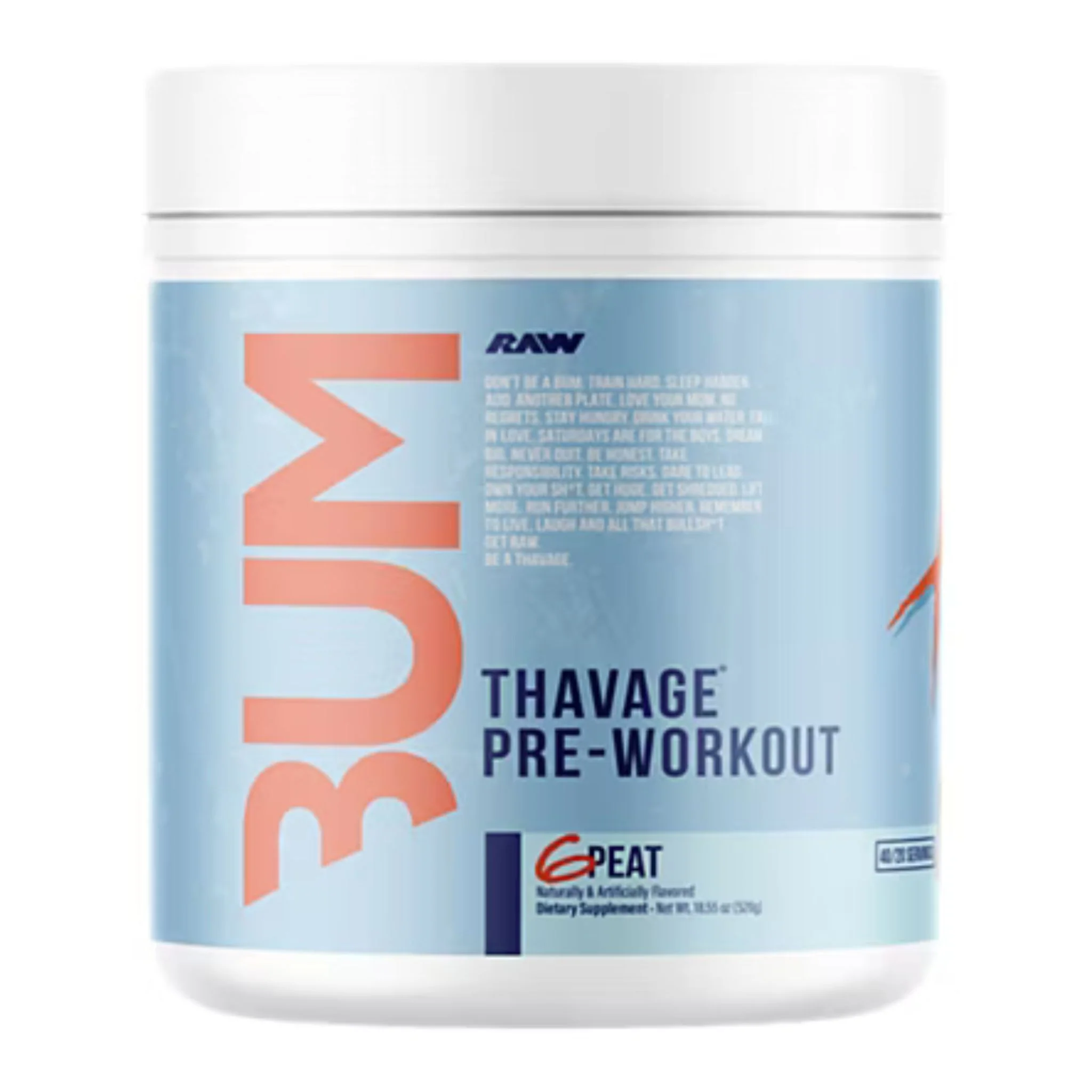 CBUM - Thavage Pre-Workout - 520g - Image 9