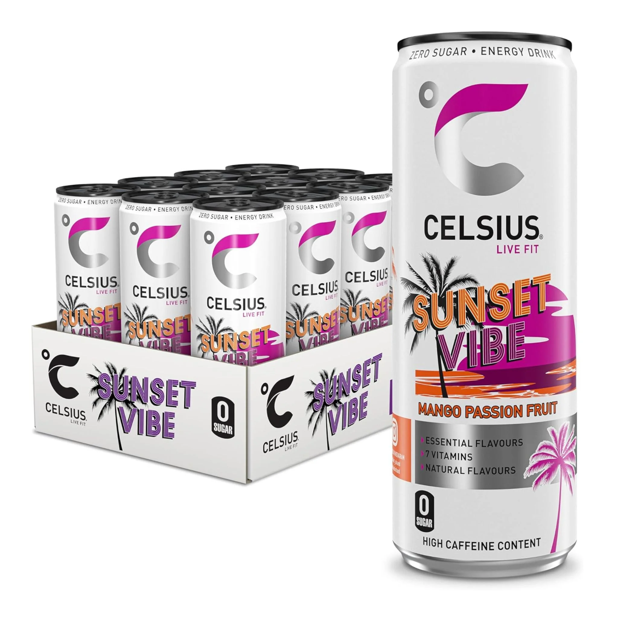 Celsius - Boisson Énergisante - 355ml (12x) - Dernière Chance! - Image 2