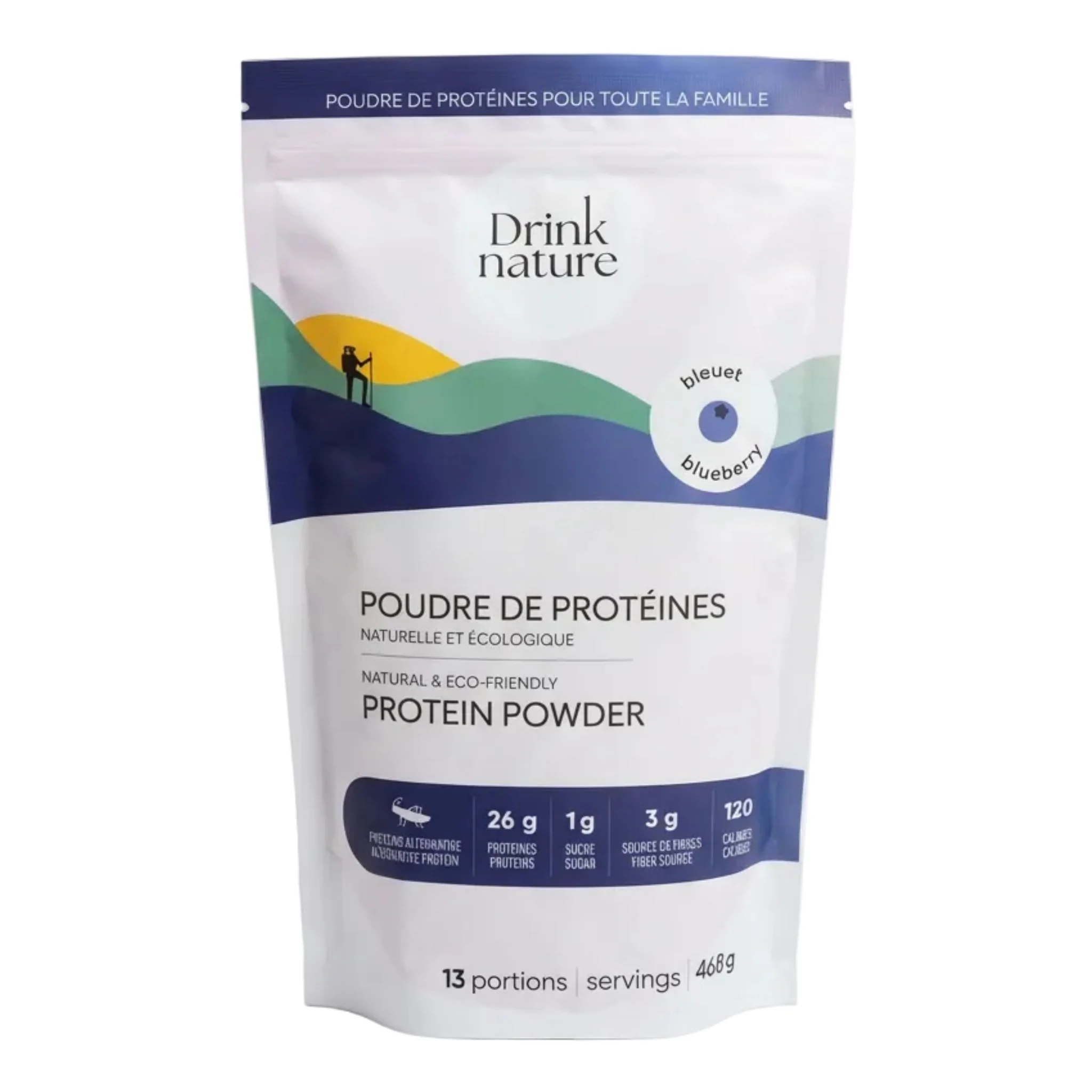 Drink Nature - Poudre de Protéines - 468g - Image 2