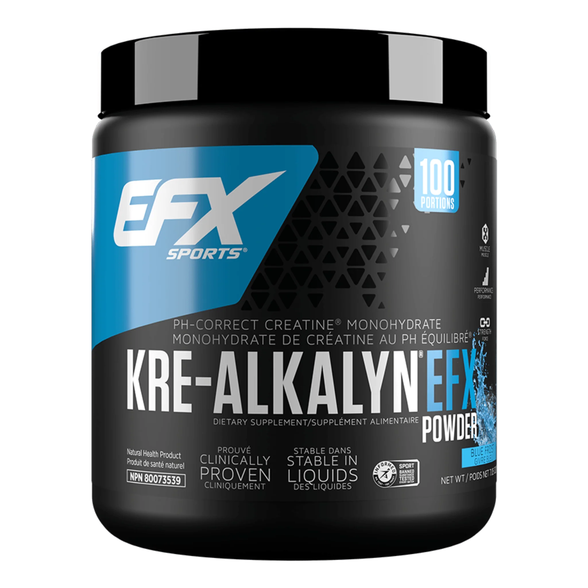 EFX Sports - Kre alkalyn Créatine Monohydrate - 200g