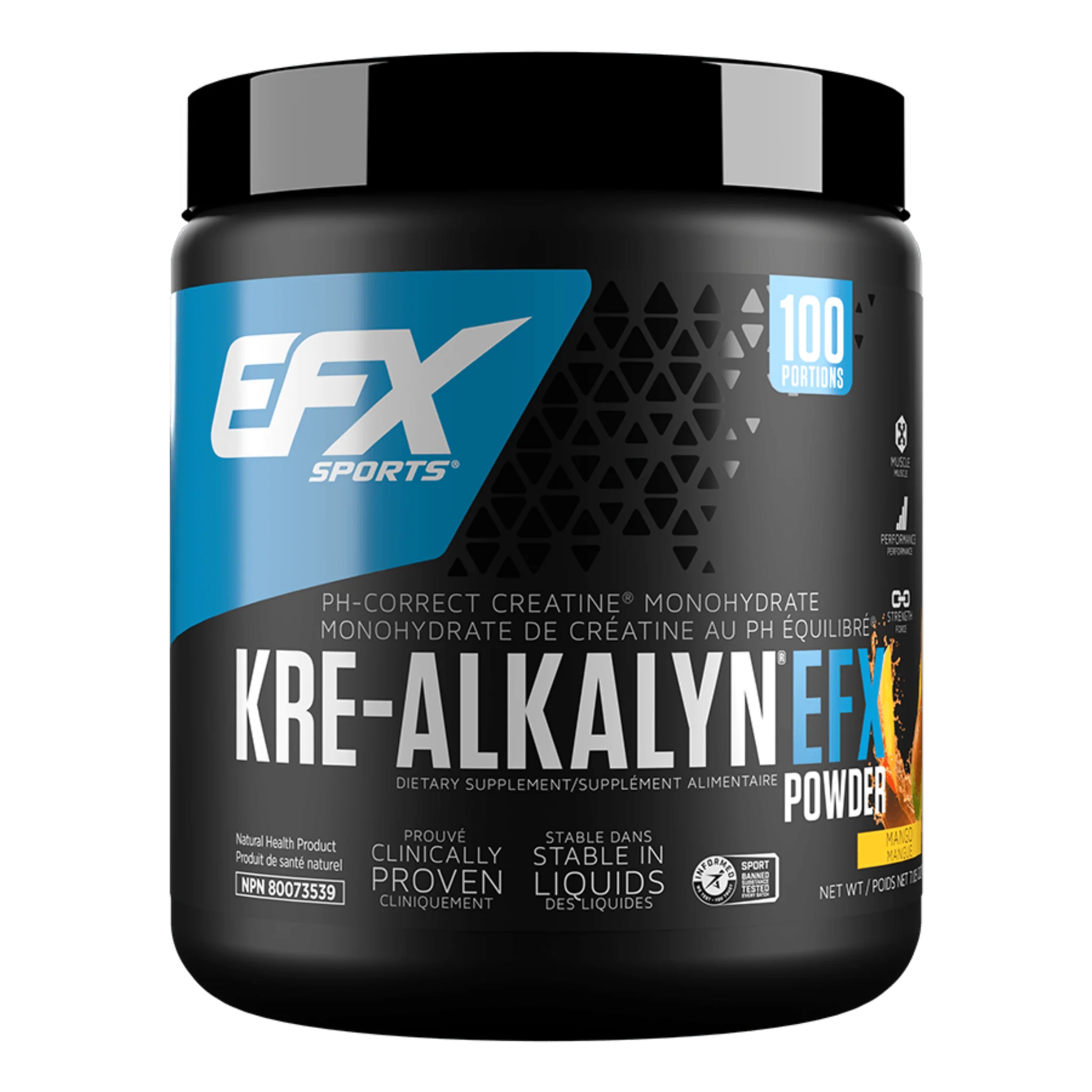 EFX Sports - Kre alkalyn Créatine Monohydrate - 200g - Image 2