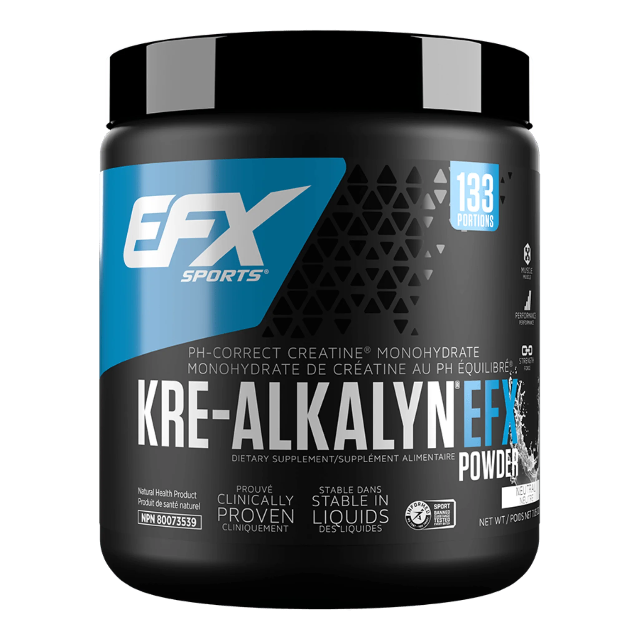 EFX Sports - Kre alkalyn Créatine Monohydrate - 200g - Image 3