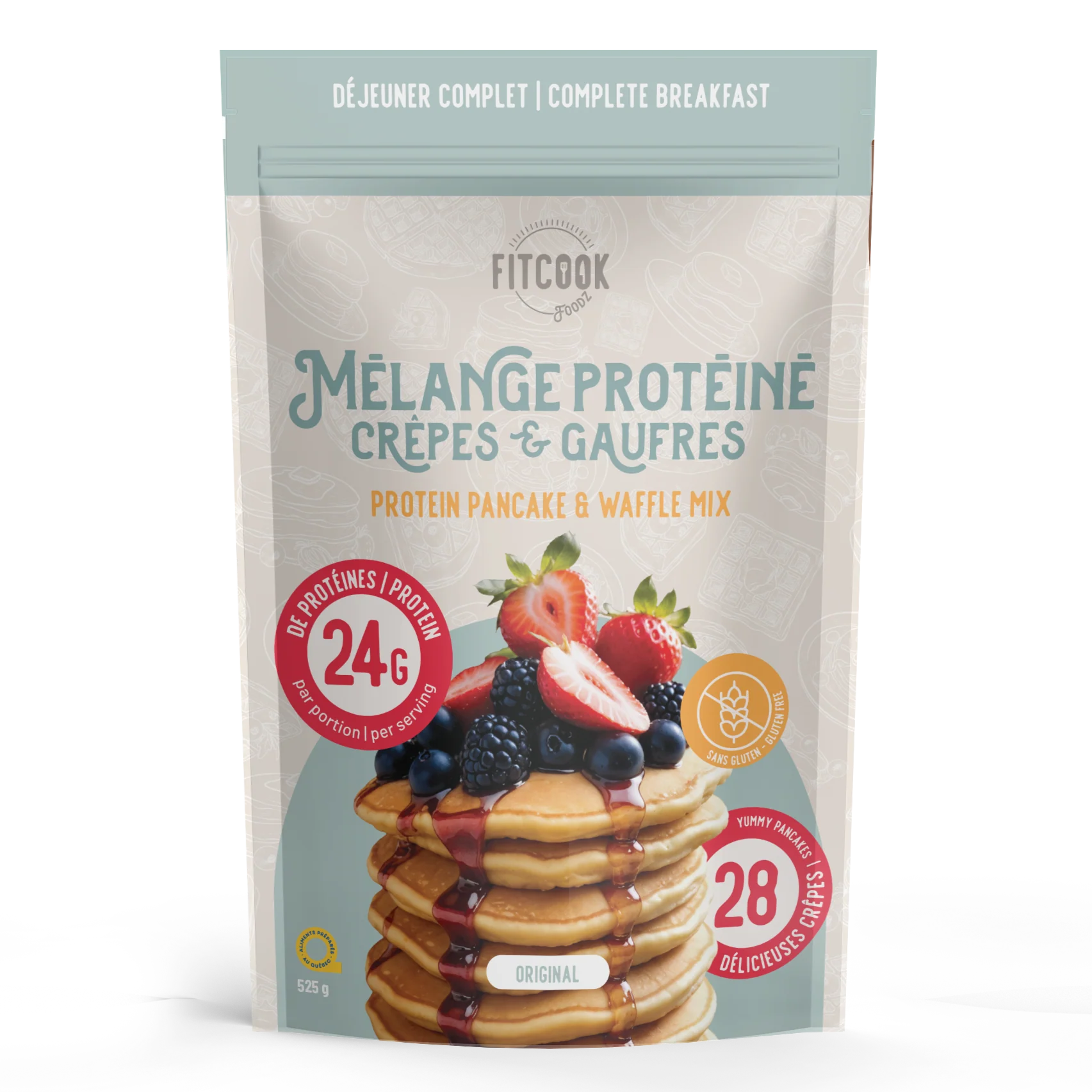 Fitcook Foodz - Mélange protéiné tout usage 525g - Image 2