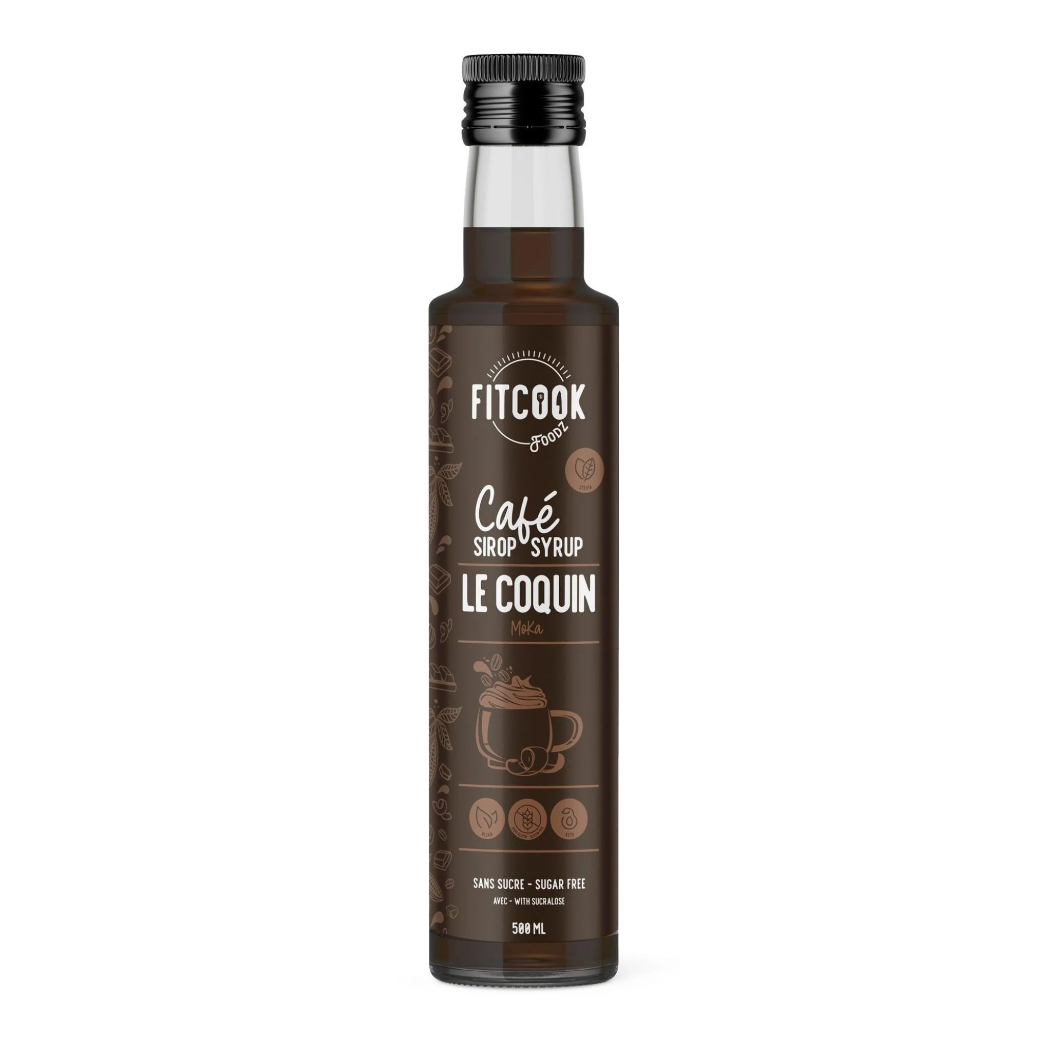 Fitcook Foodz - Sirop pour Café - 500ml - Image 3