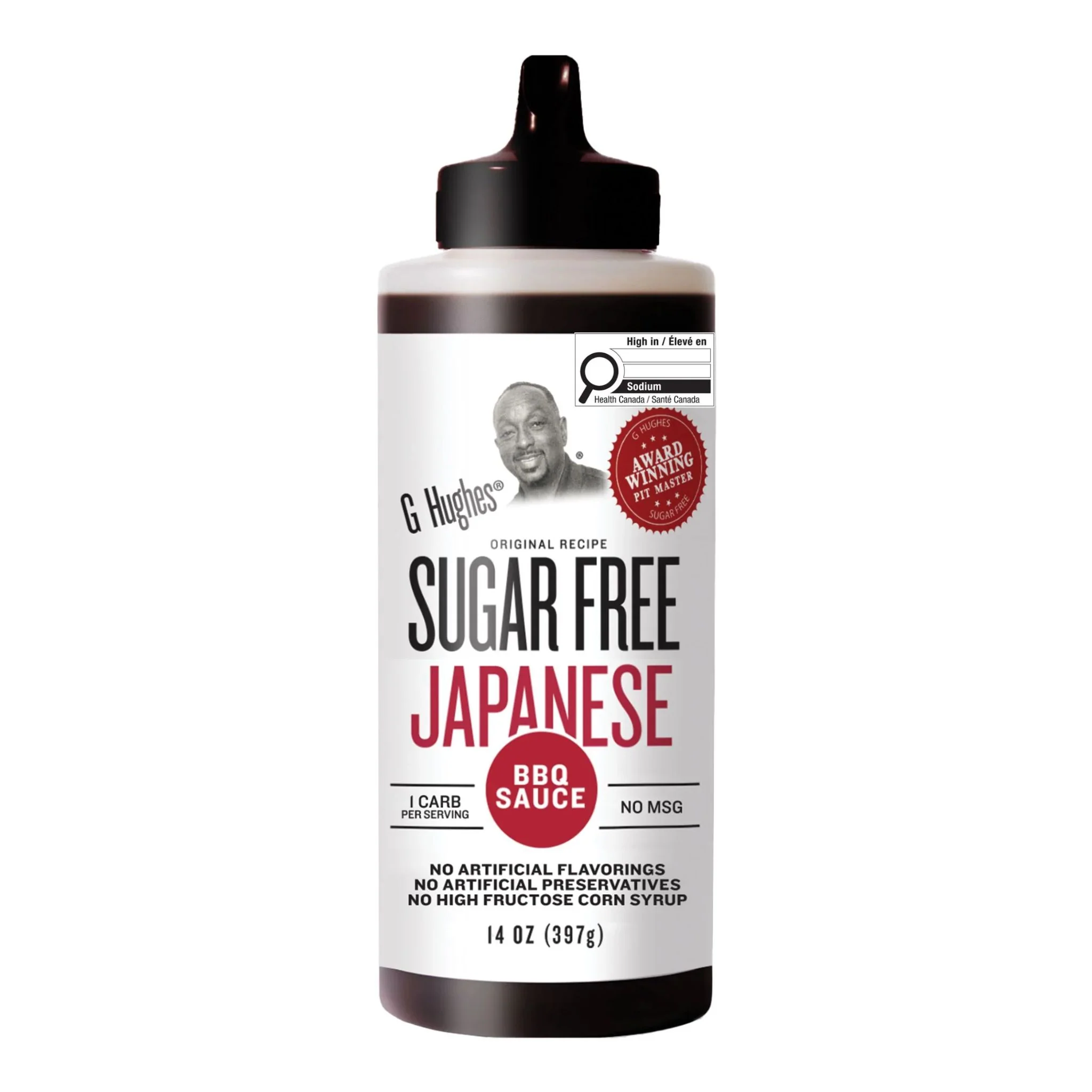 G Hughes - Sugar free BBQ sauce - 397ml