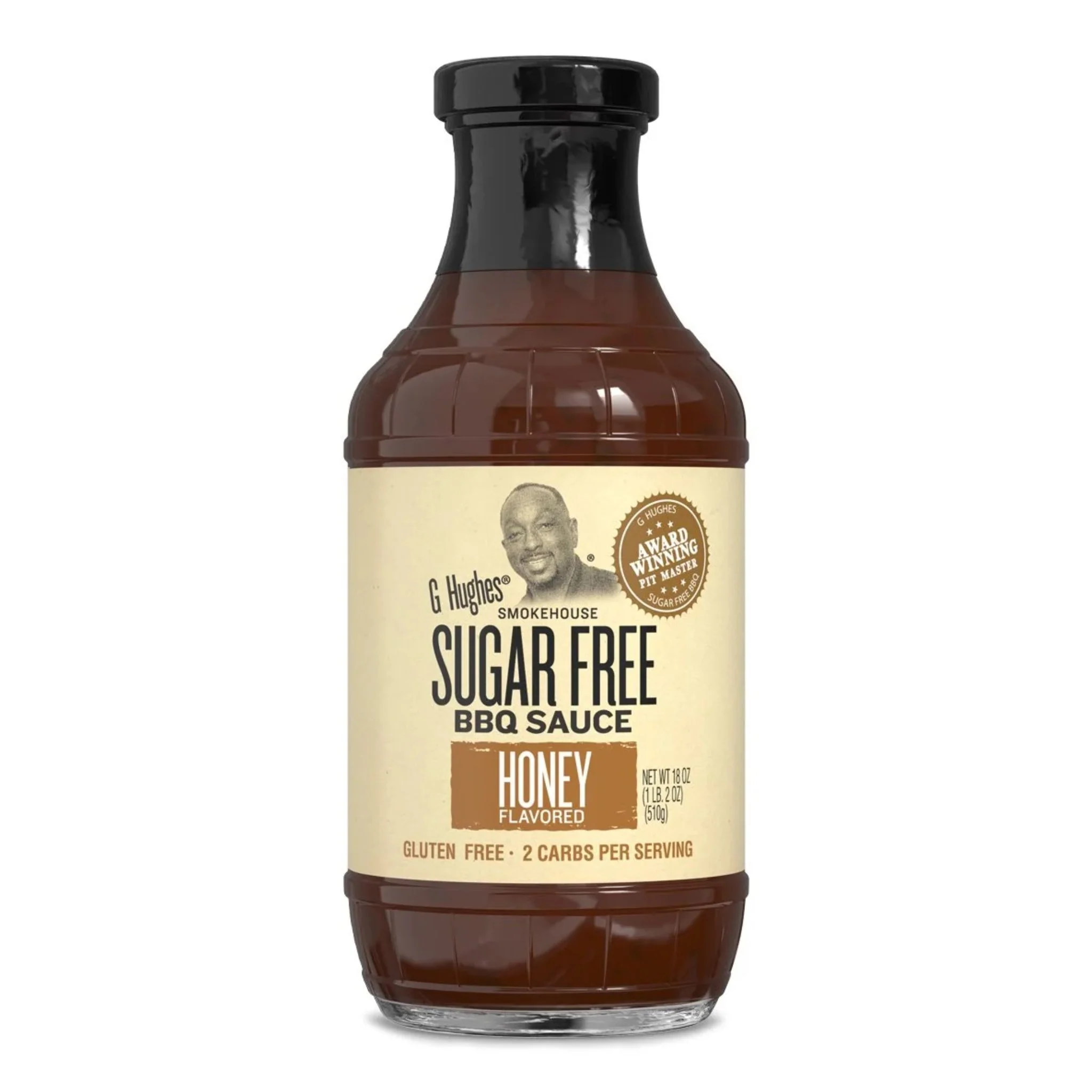 G Hughes - Sugar free BBQ sauce - 510ml - Image 2