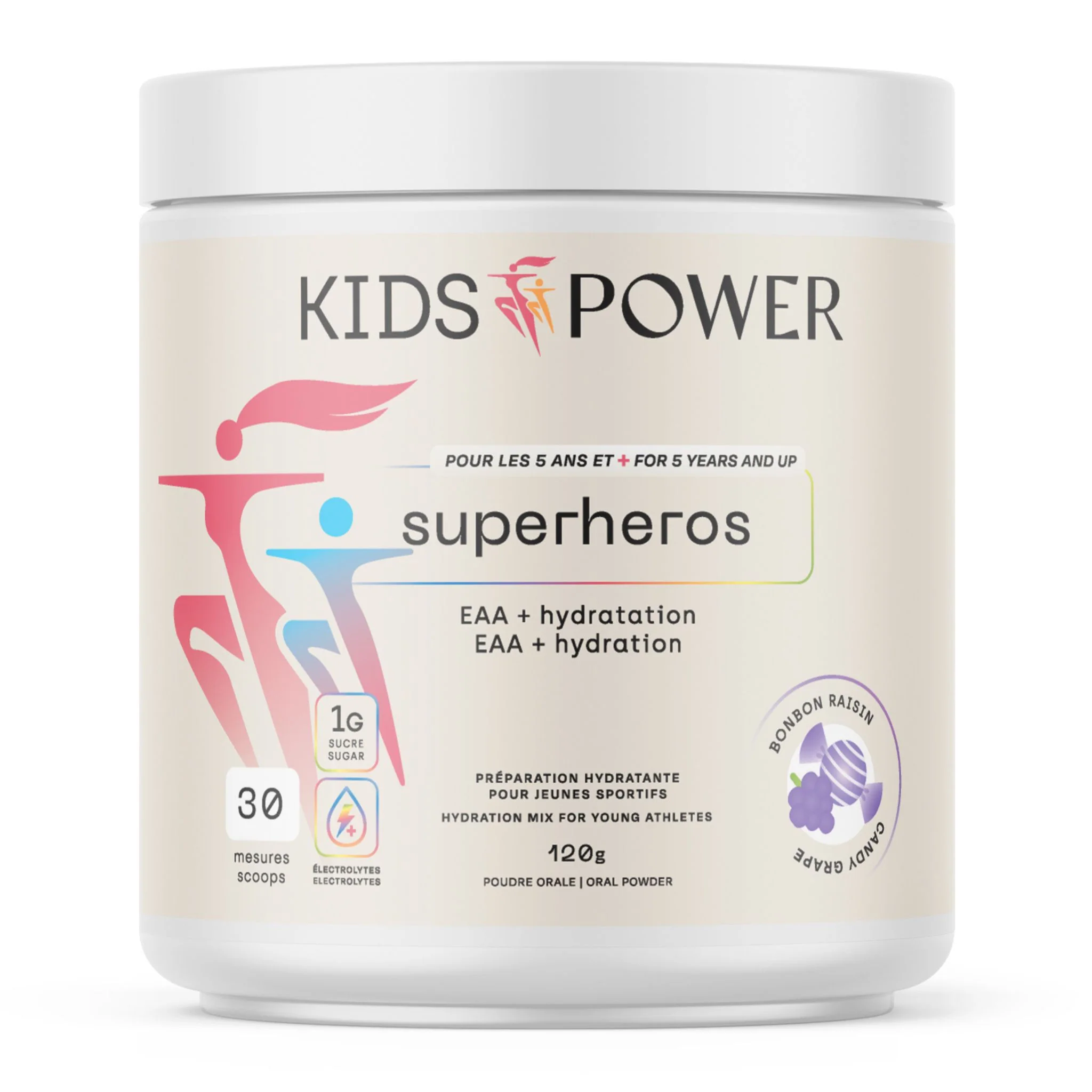 Kids Power - Superheros EAA + Hydratation - 120g-150g - Image 2