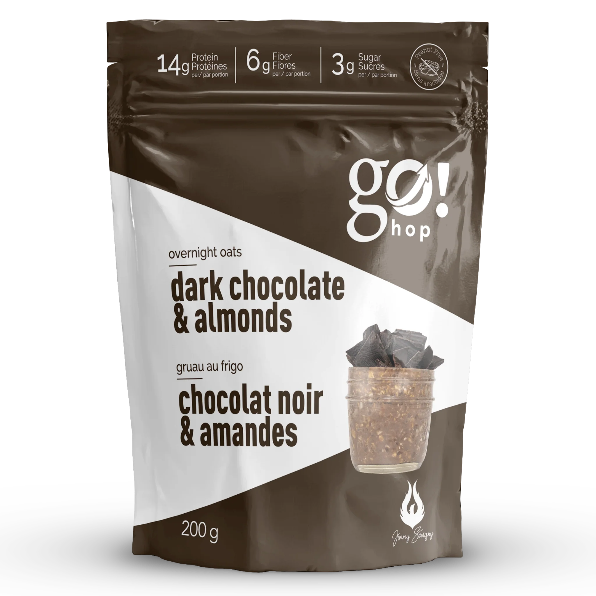 Go Nutrition - Go Hop - Gruau protéiné - 200g - Image 4