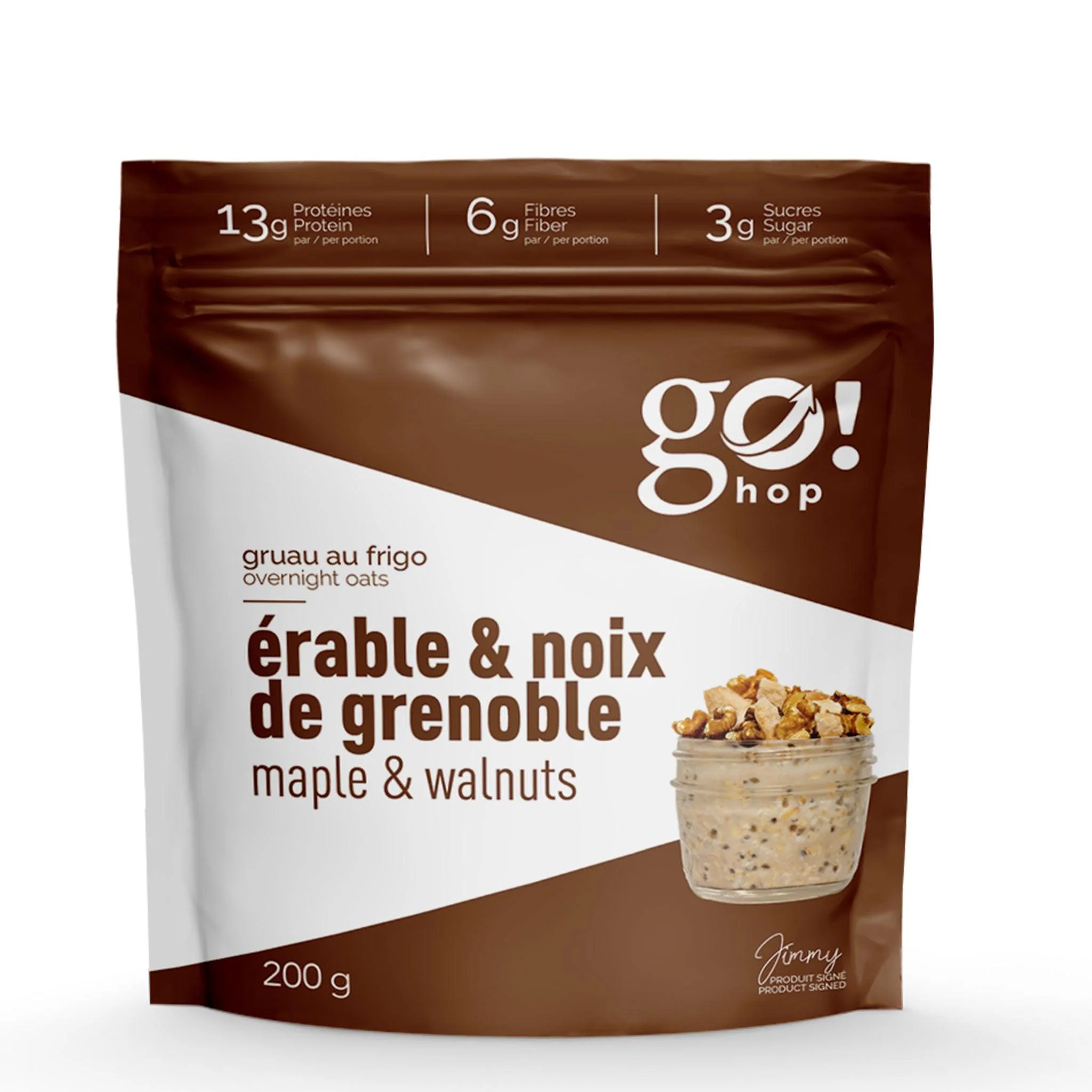 Go Nutrition - Go Hop - Gruau protéiné - 200g - Image 6