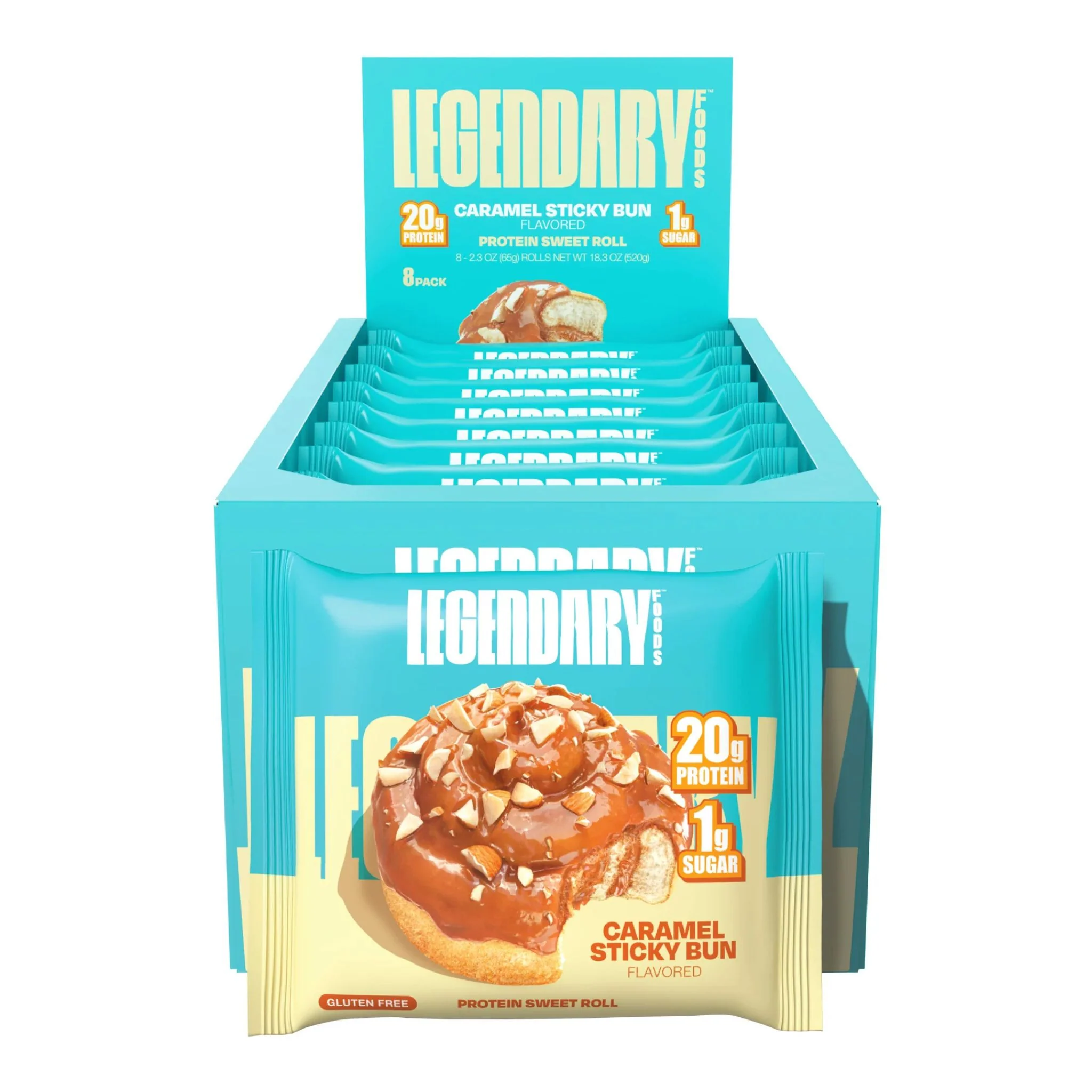 Legendary Foods - Protein Sweet Rolls 63g (8x) - Image 4
