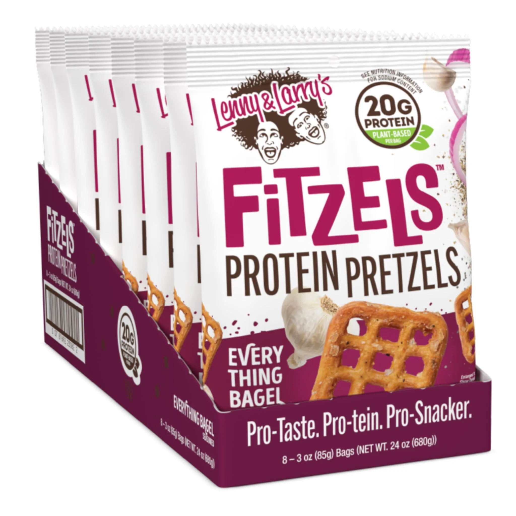 Lenny & Larry's - Fitzels Protein Pretzels (8x) - Image 3