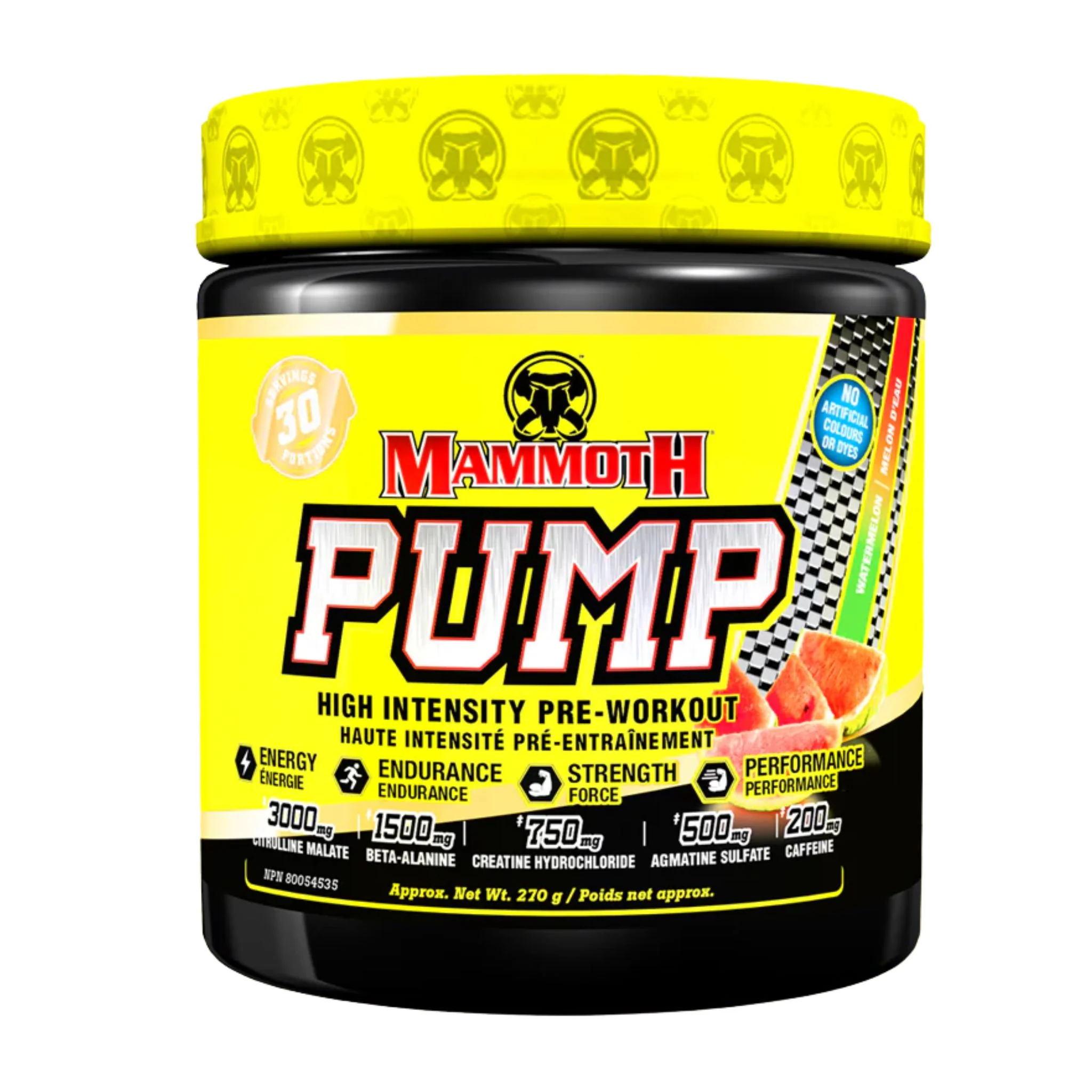 Mammoth - Pump Pré-Workout 270g