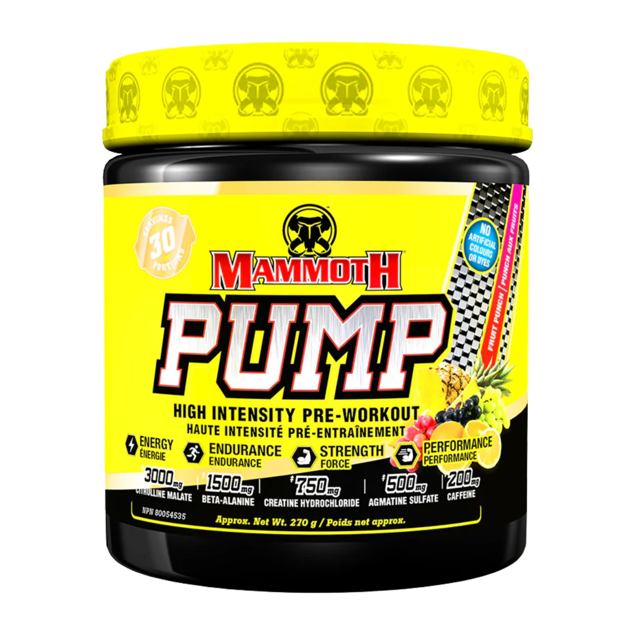 Mammoth - Pump Pré-Workout 270g - Image 2