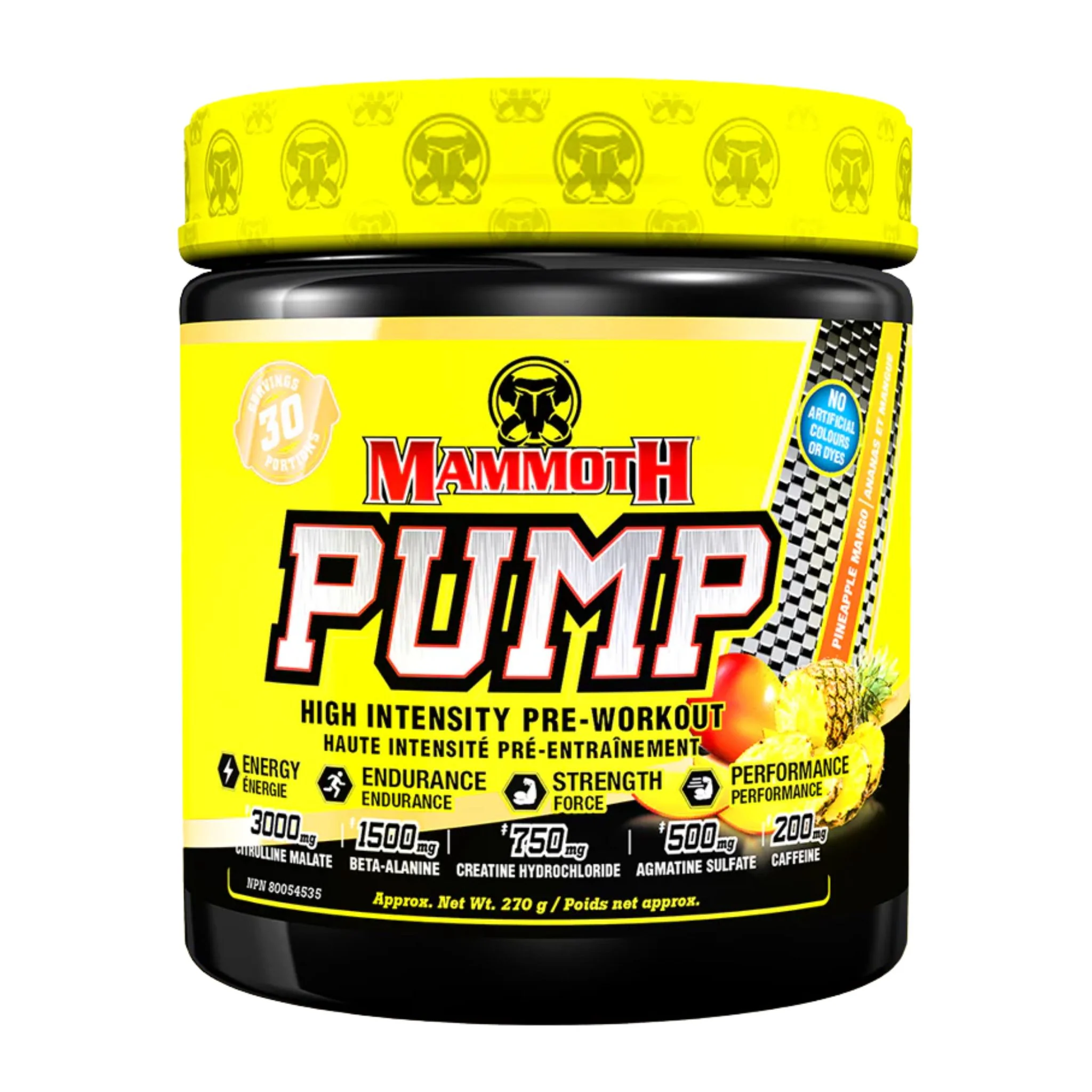 Mammoth - Pump Pré-Workout 270g - Image 4