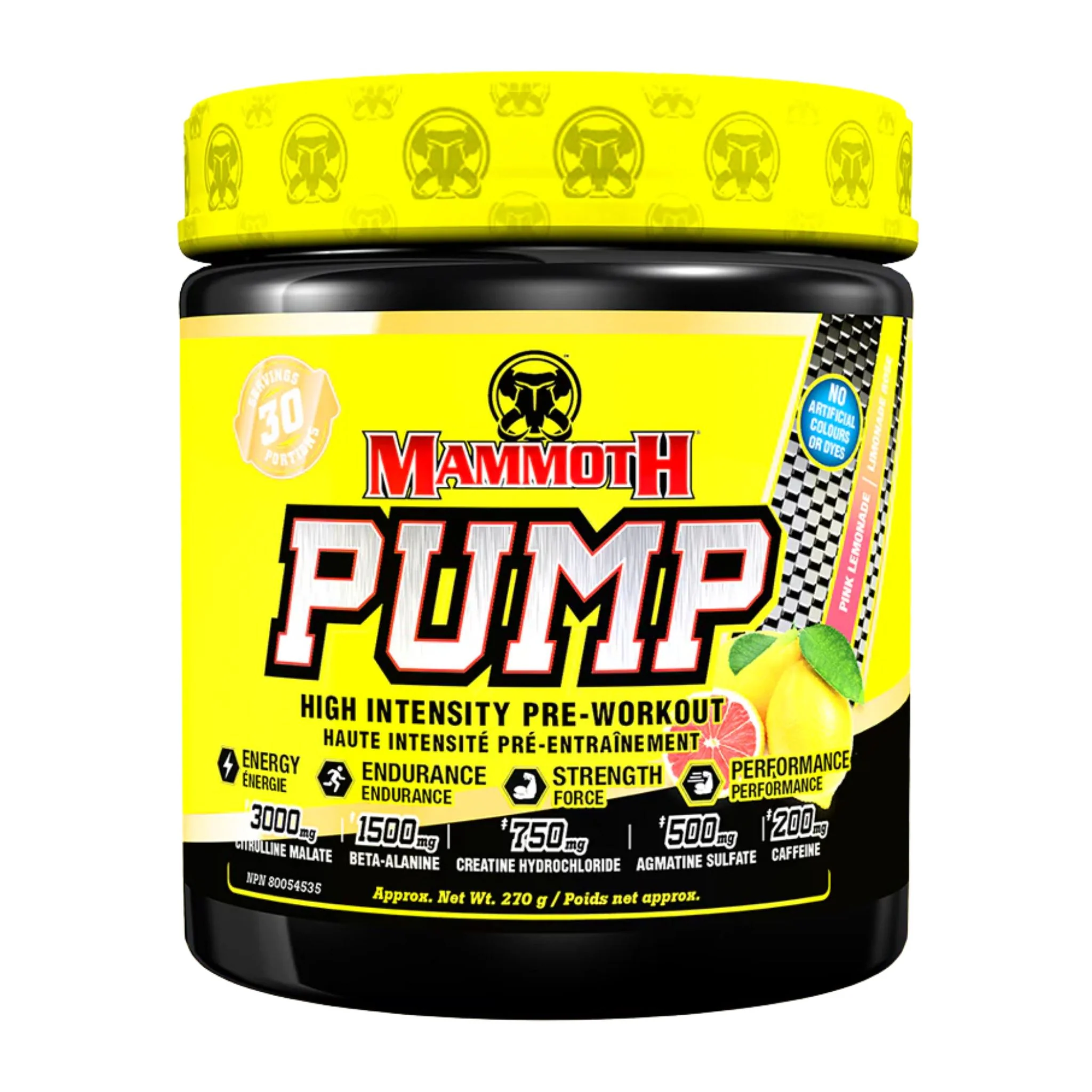 Mammoth - Pump Pré-Workout 270g - Image 6