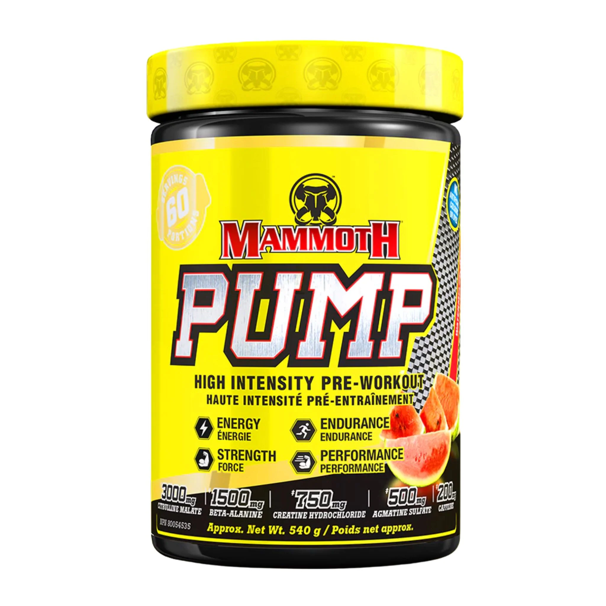 Mammoth - Pump Pré-Workout 540g - Image 5