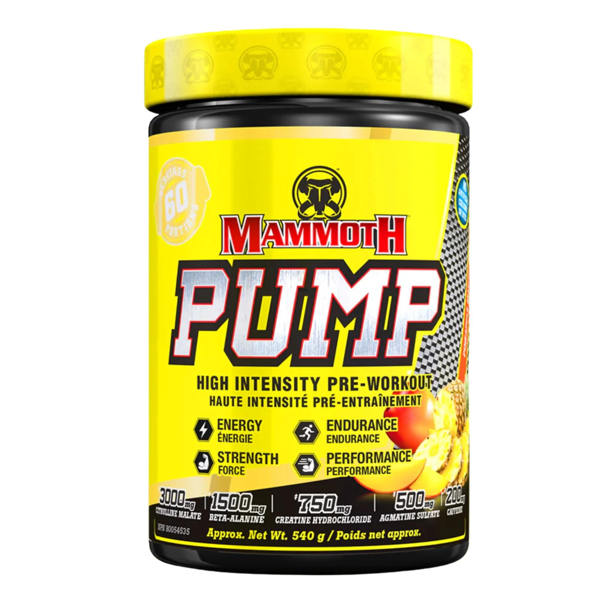 Mammoth - Pump Pré-Workout 540g - Image 6