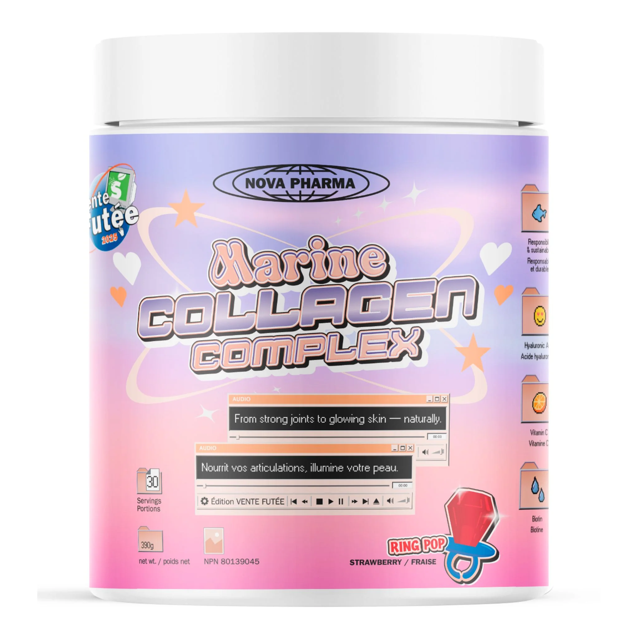 Nova Pharma - Collagène Marin - 375g - Image 2