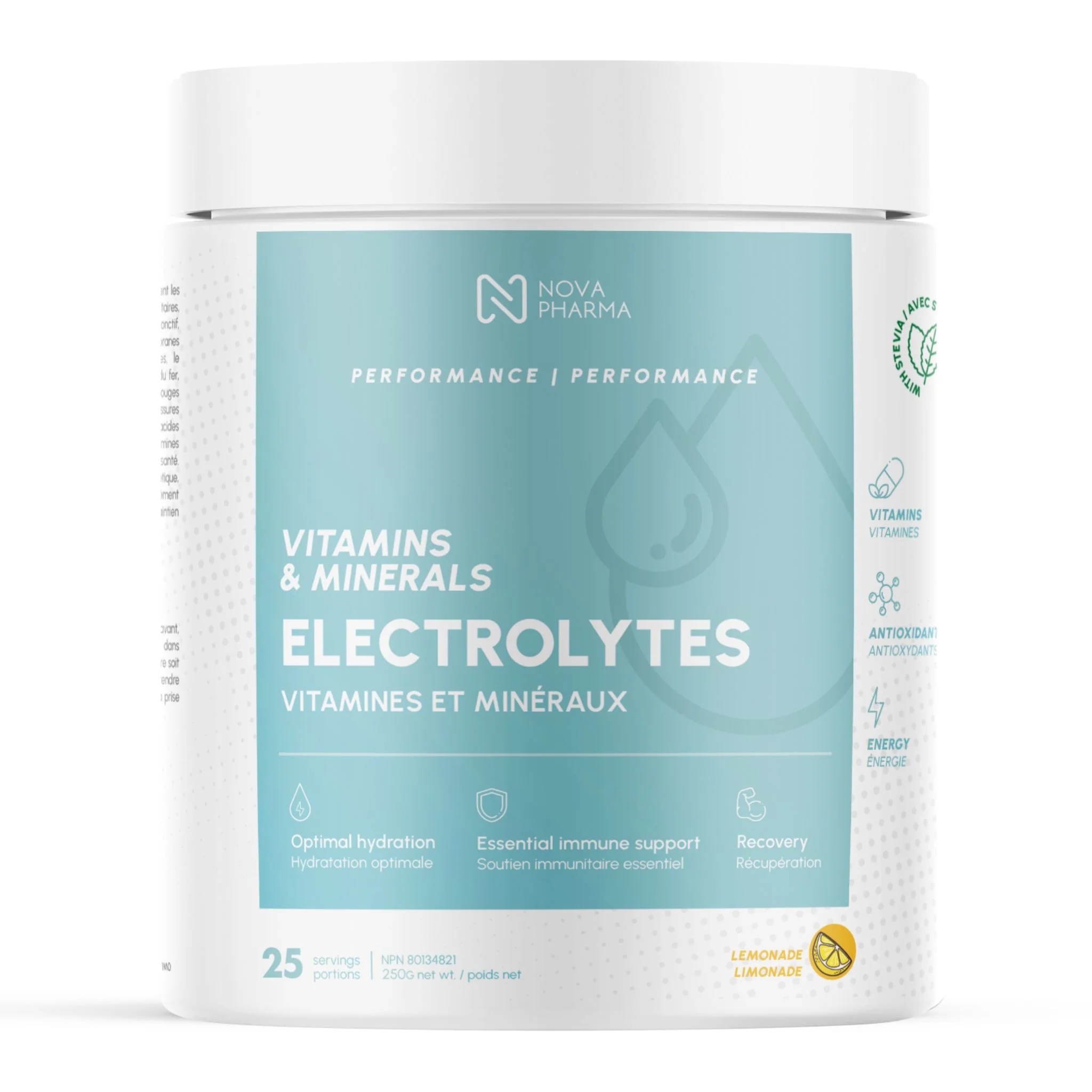 Nova Pharma - Électrolytes - 250g - Image 2